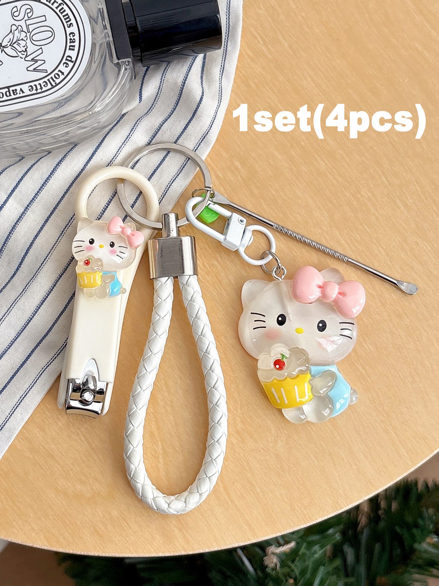 1Set(4pcs) Animal Print Nail Cutter
