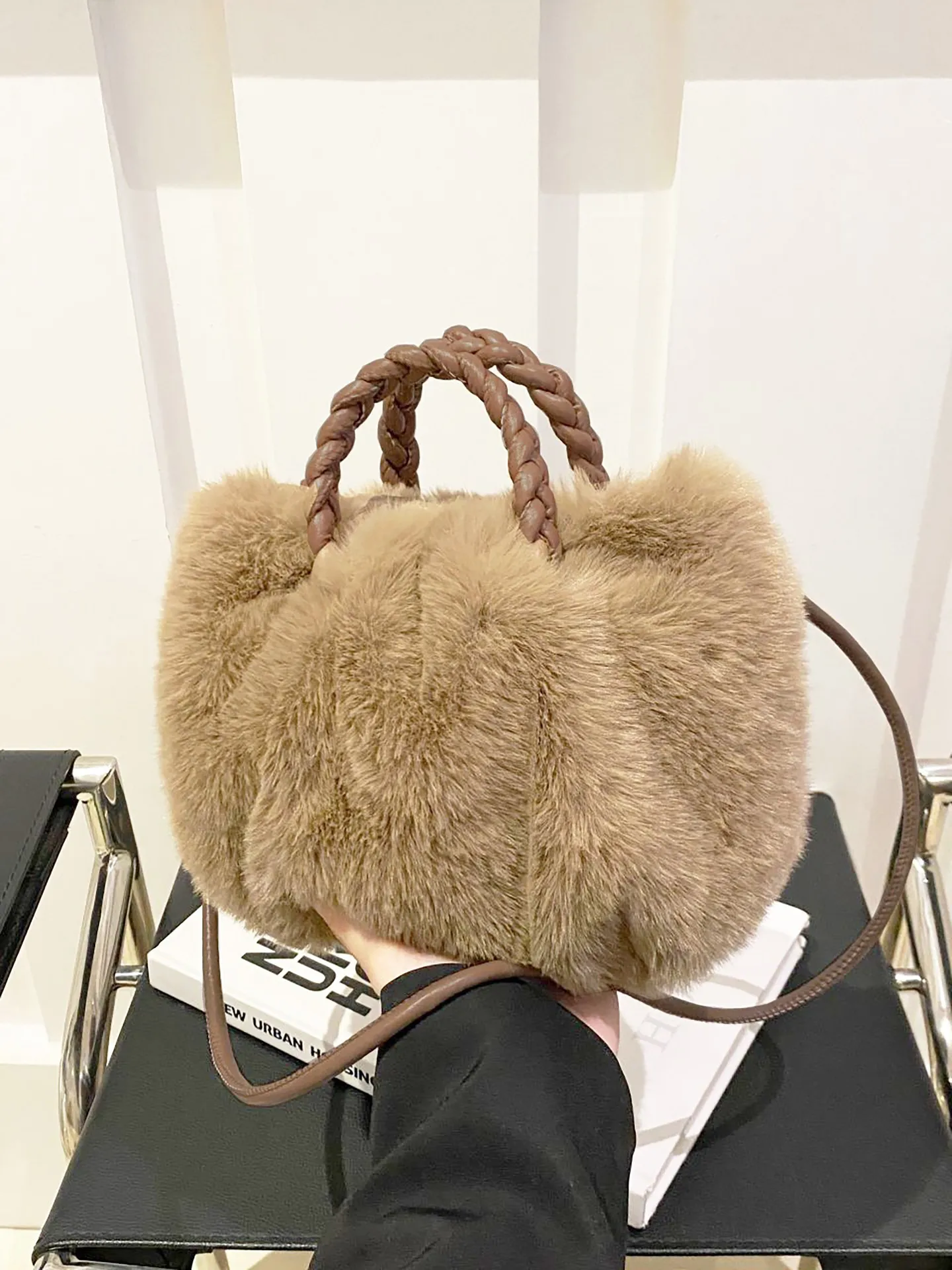 Fur Top Handle Bags | Savana | Bestsellers