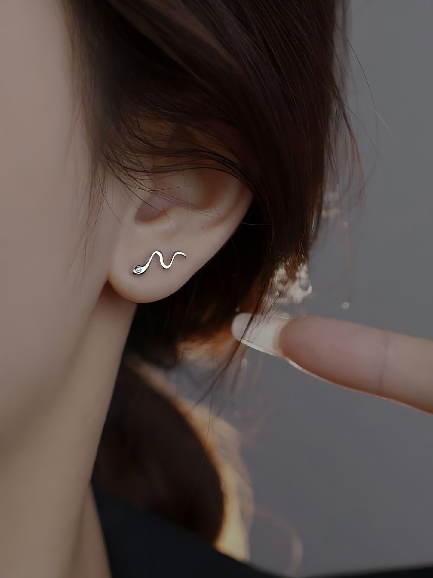 Animal Print Stud Earrings