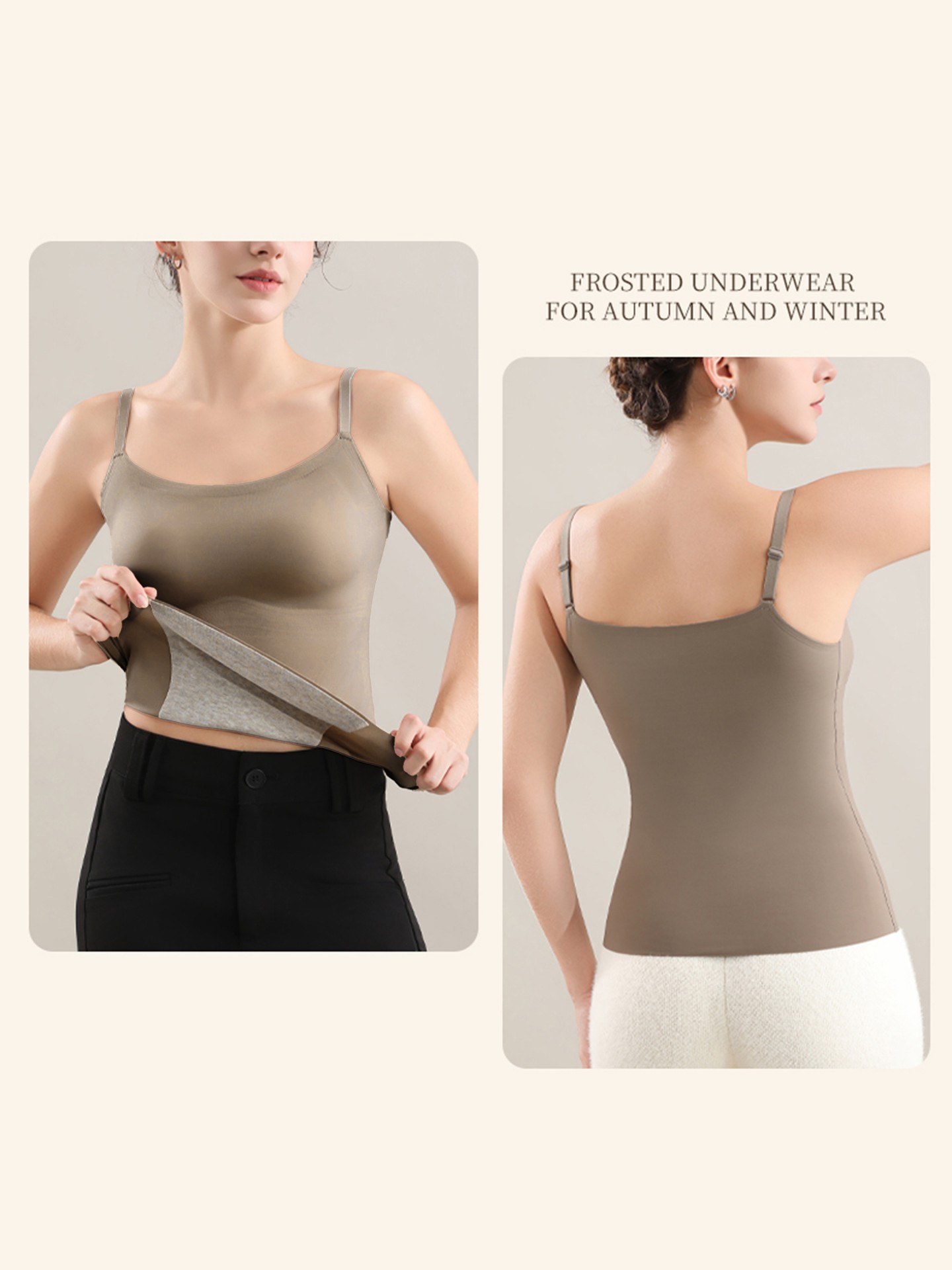 Padded Thermal Underwear Top