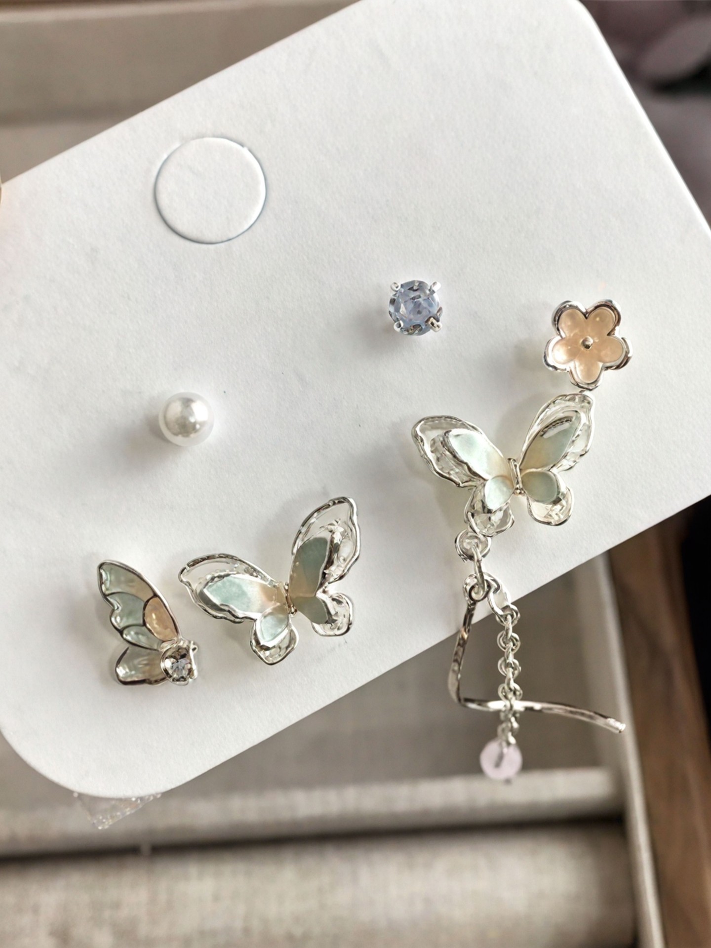Butterfly Artificial Jewellery - Earring Set