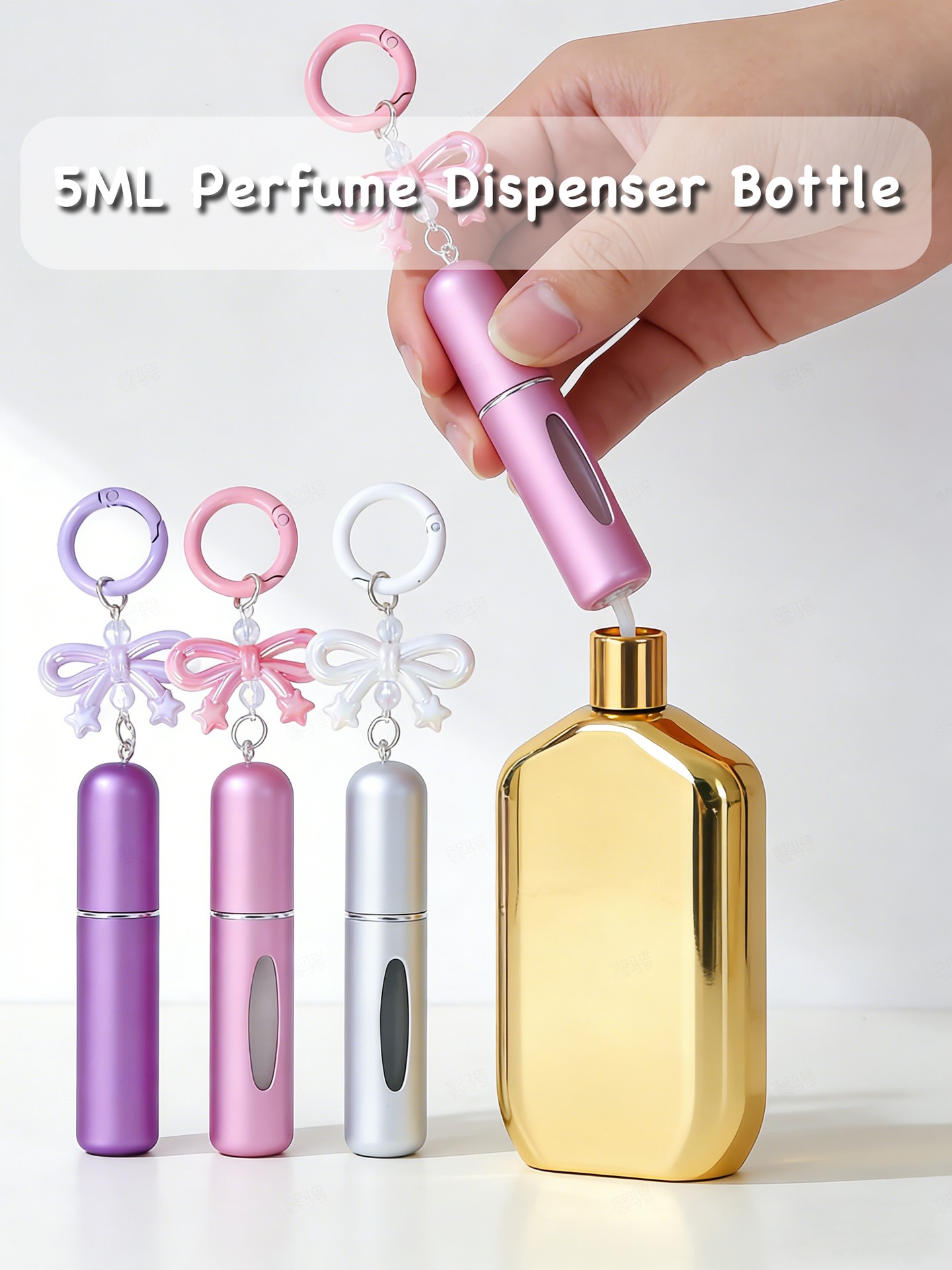 Bow Cosmetic Bottle