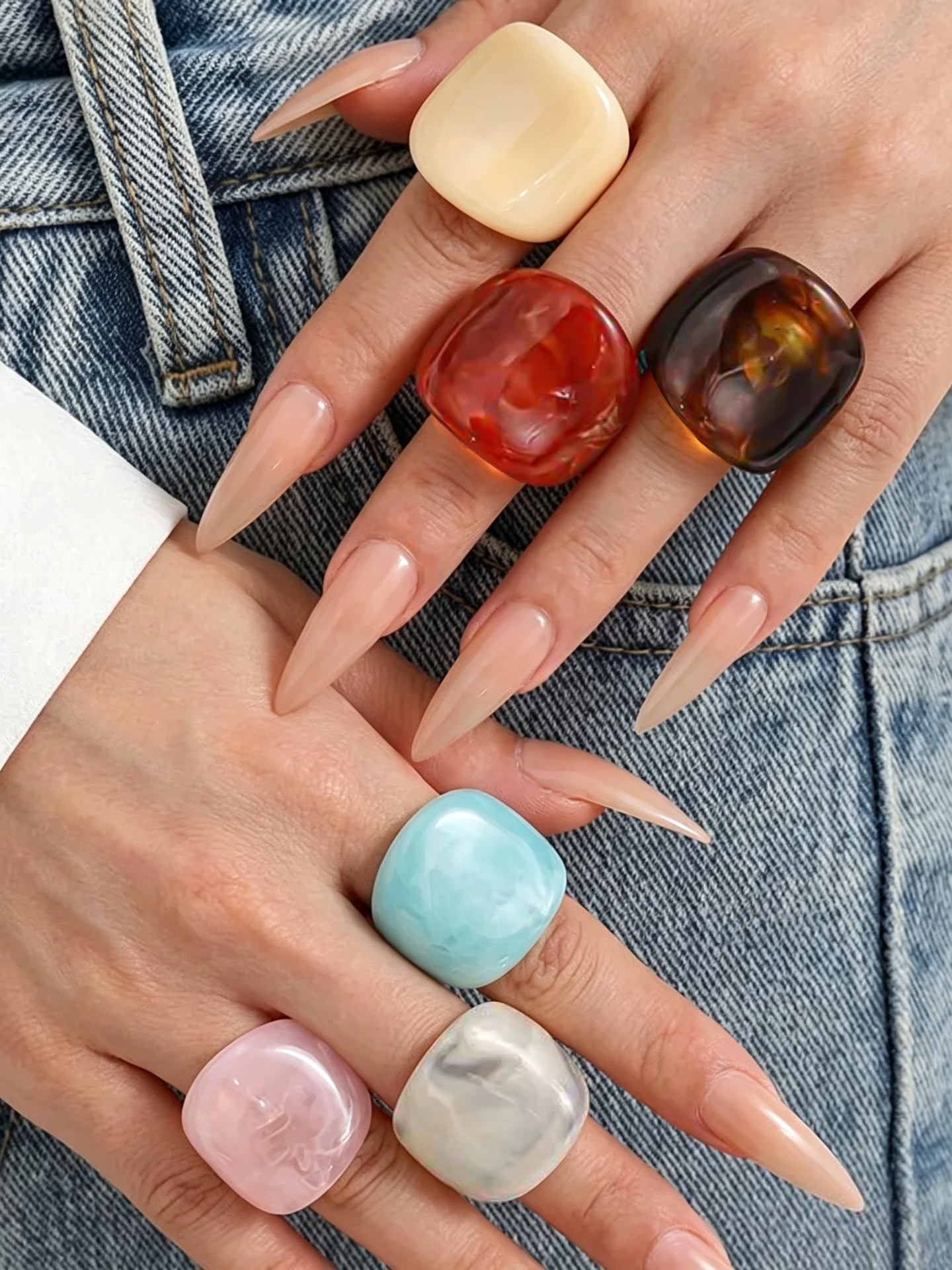 Circular Ring Fashion Ring