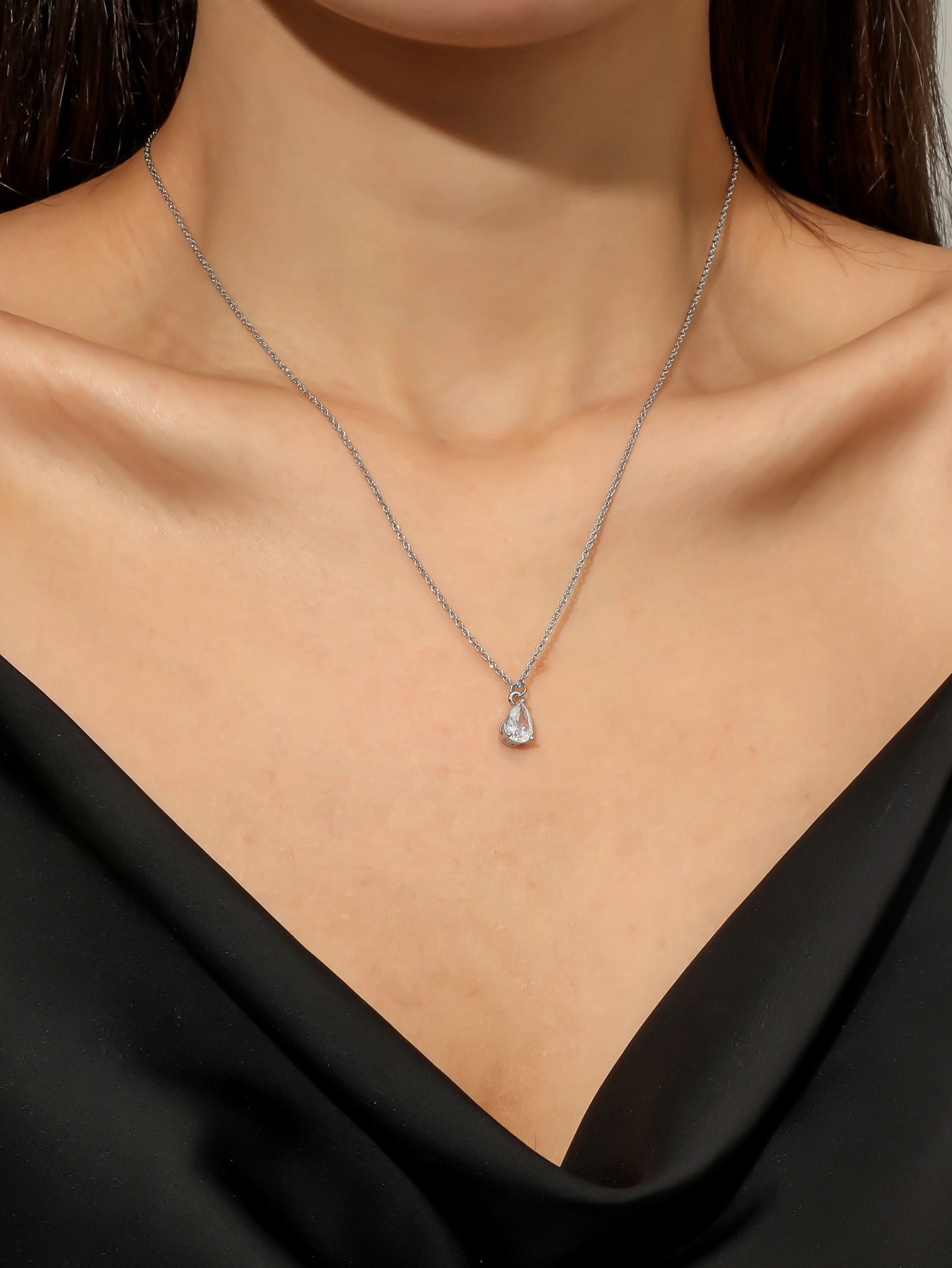 Water Drop Artificial jewellery - Pendant Necklace