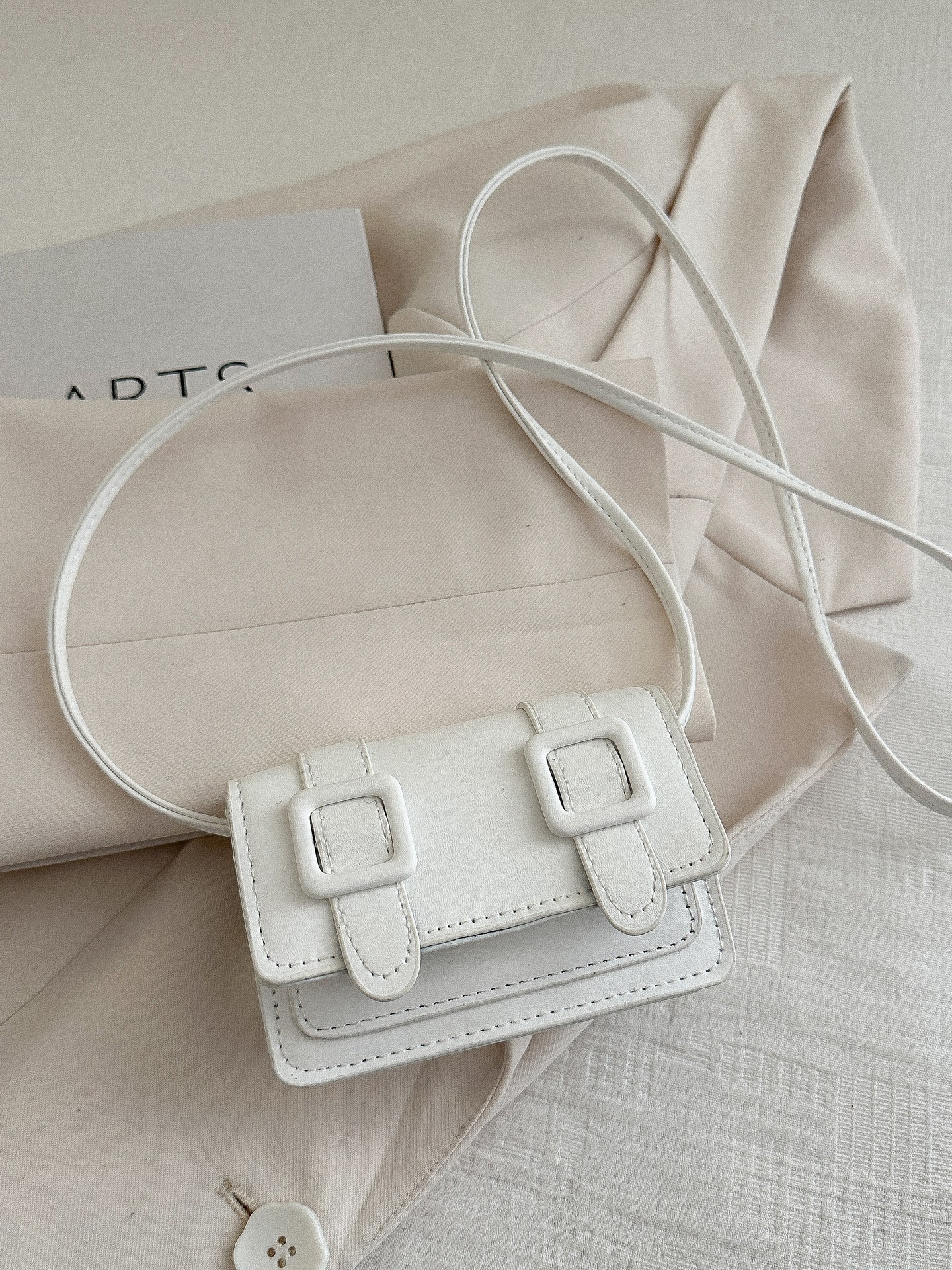 Adjustable Buckle Shoulder Bag