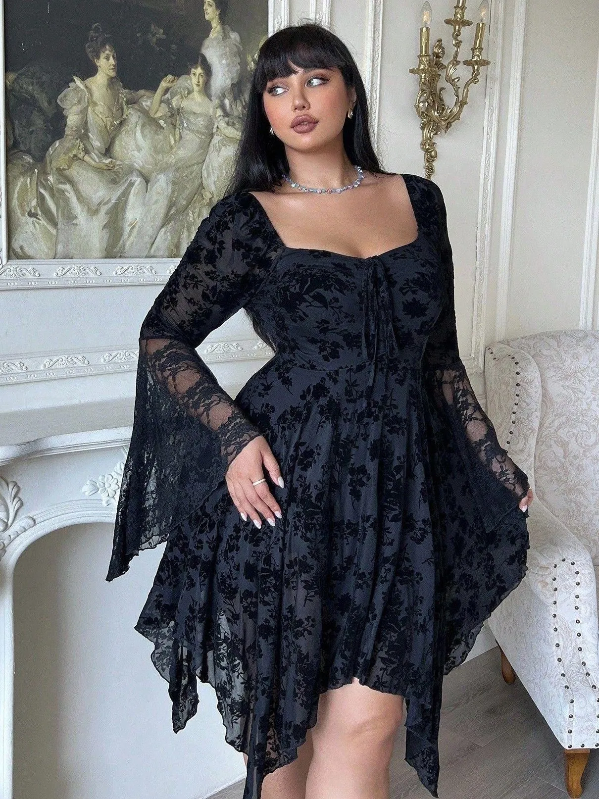 savana black a-line dress product info and reviews Plus Size Pleated | color-hot-pink sleeve ikat dress A-line Dresses Calvin Klein Size:44D
