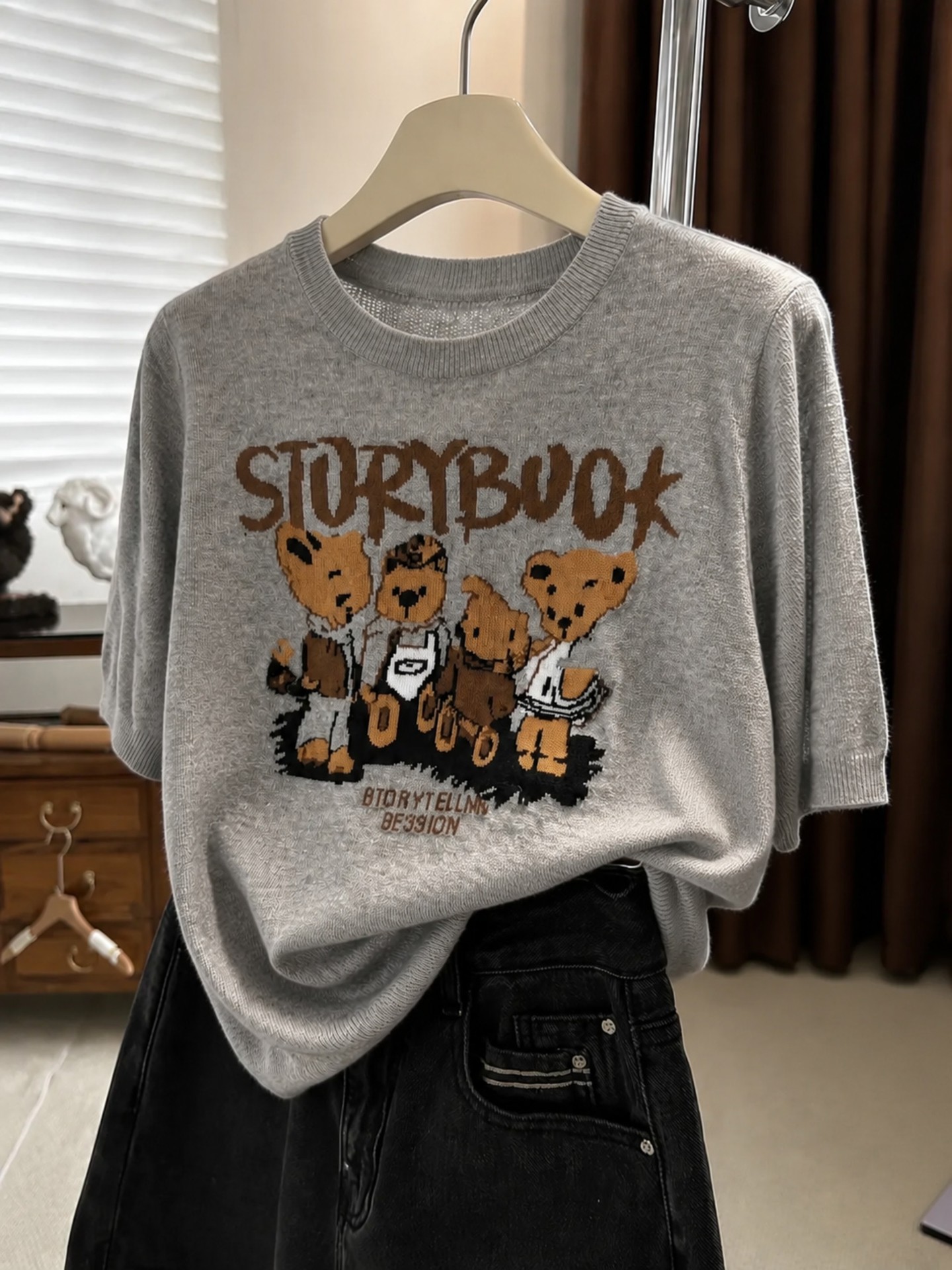 Jacquard Knit Pullover