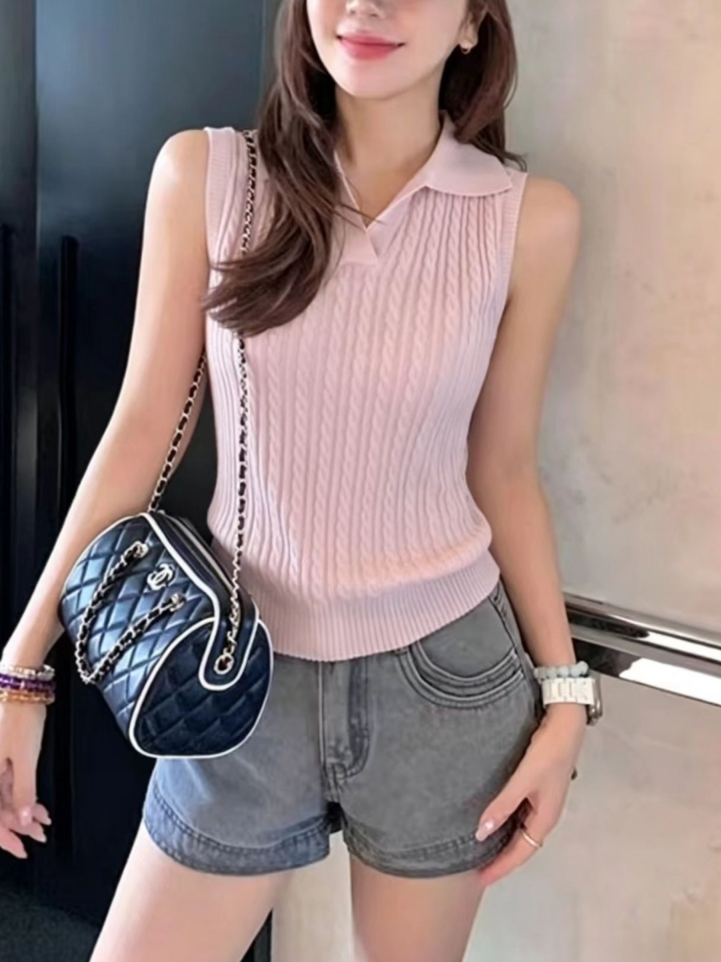 Cable Knit Top