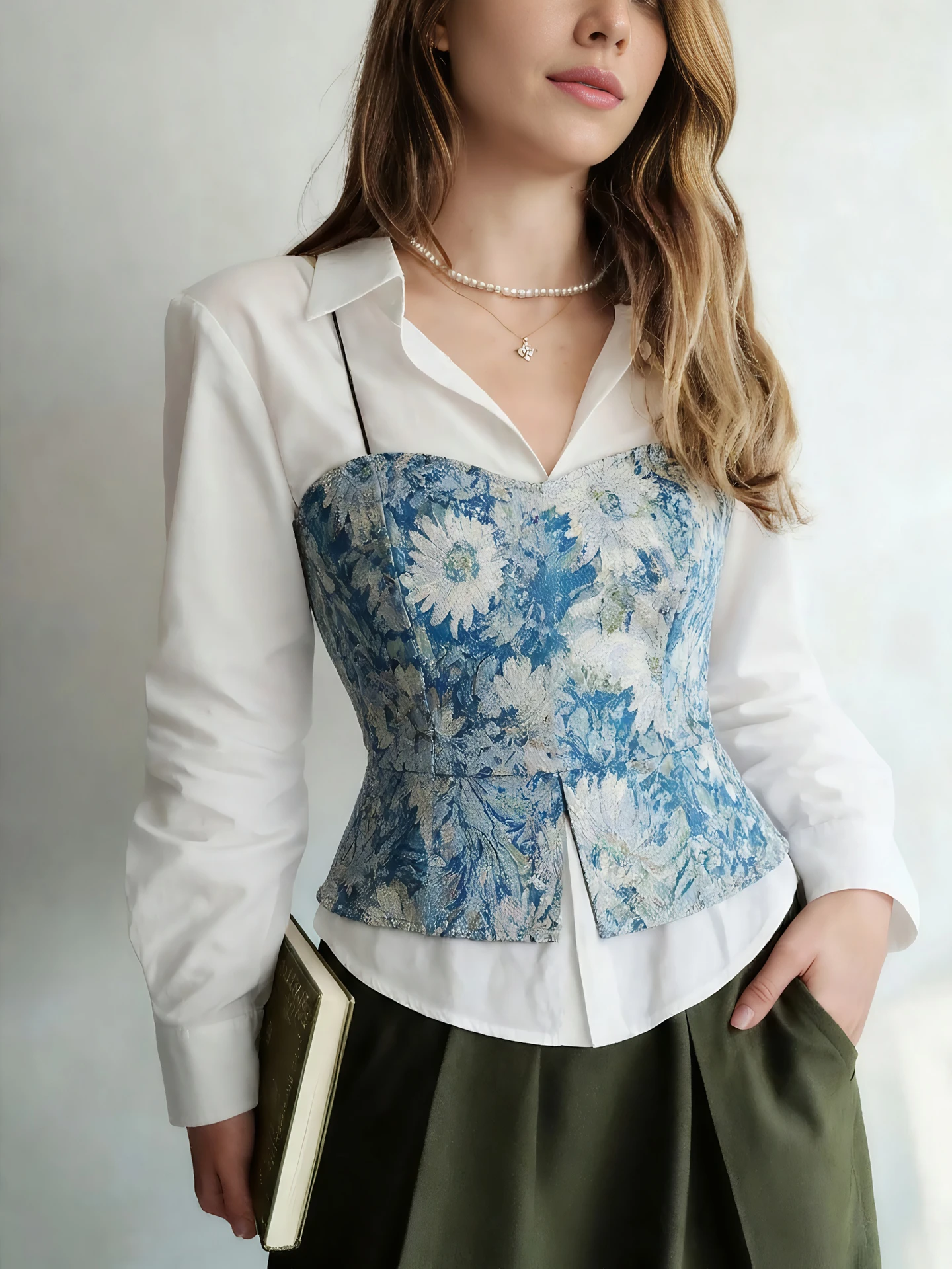Slit Jacquard Cami Top | Savana | Bestsellers