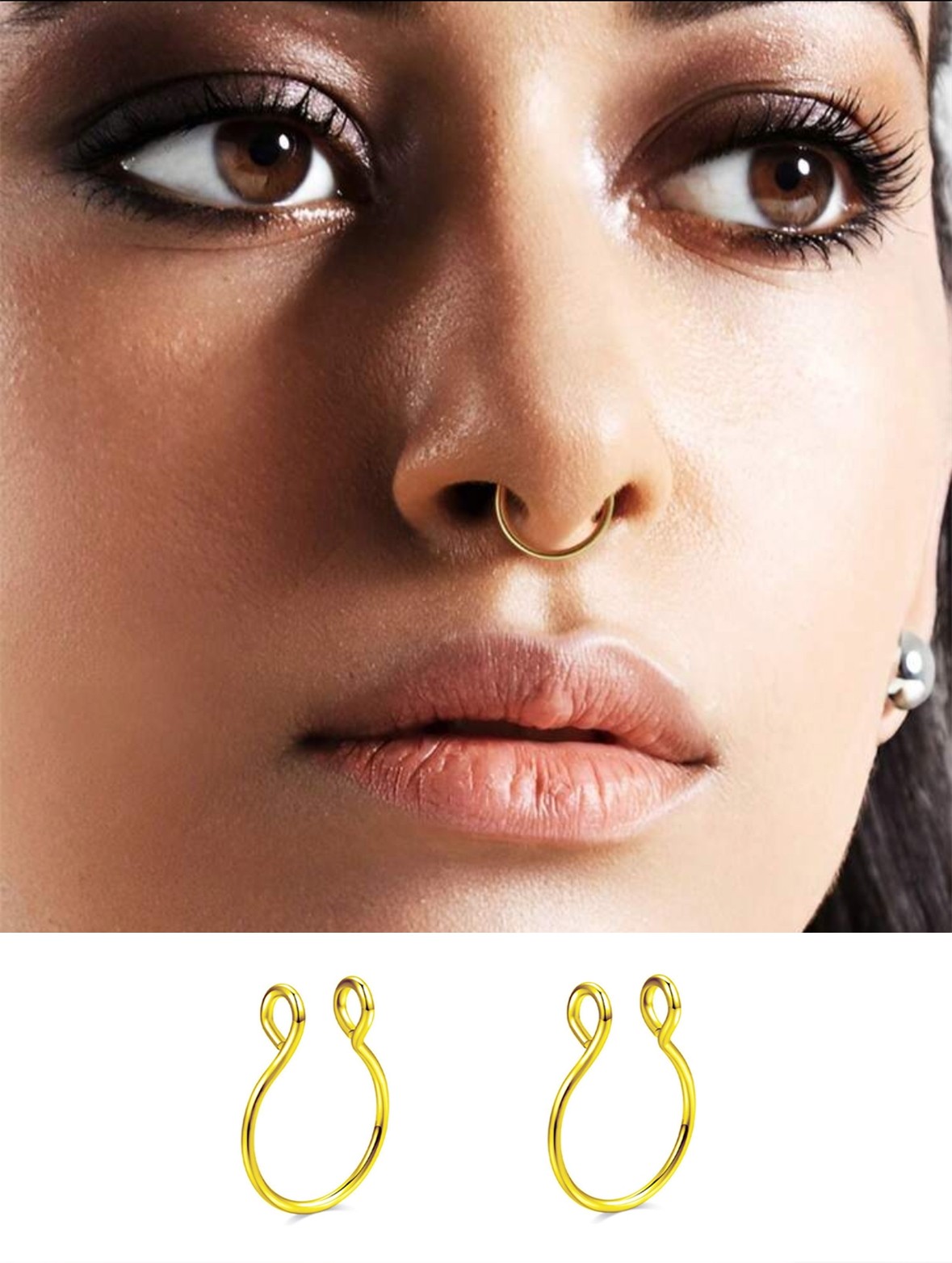 2Pcs Nose Ring