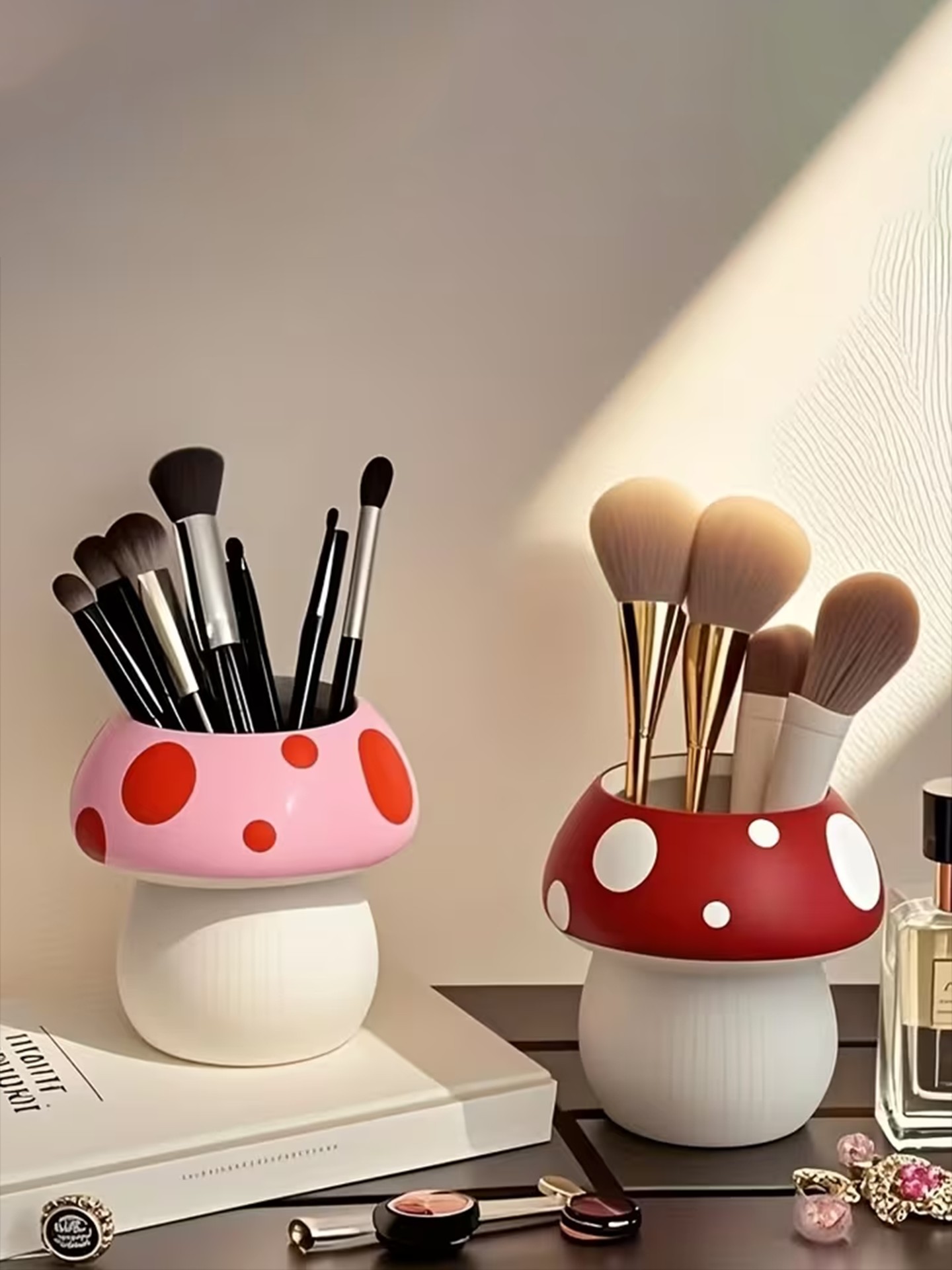Mushroom Brush Shelf