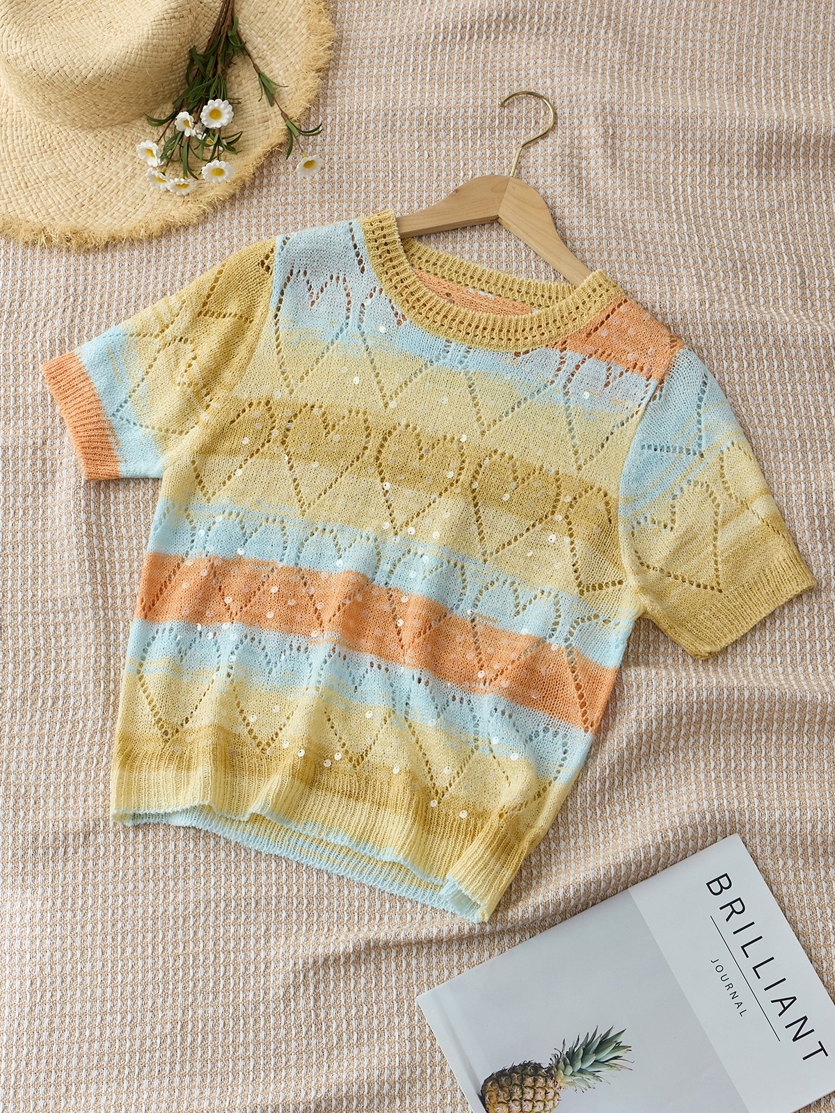 Gradient Knit Pullover