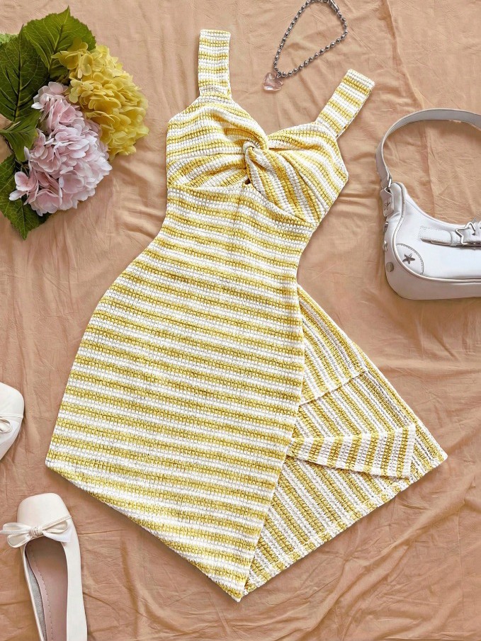 Twist Slip Dress