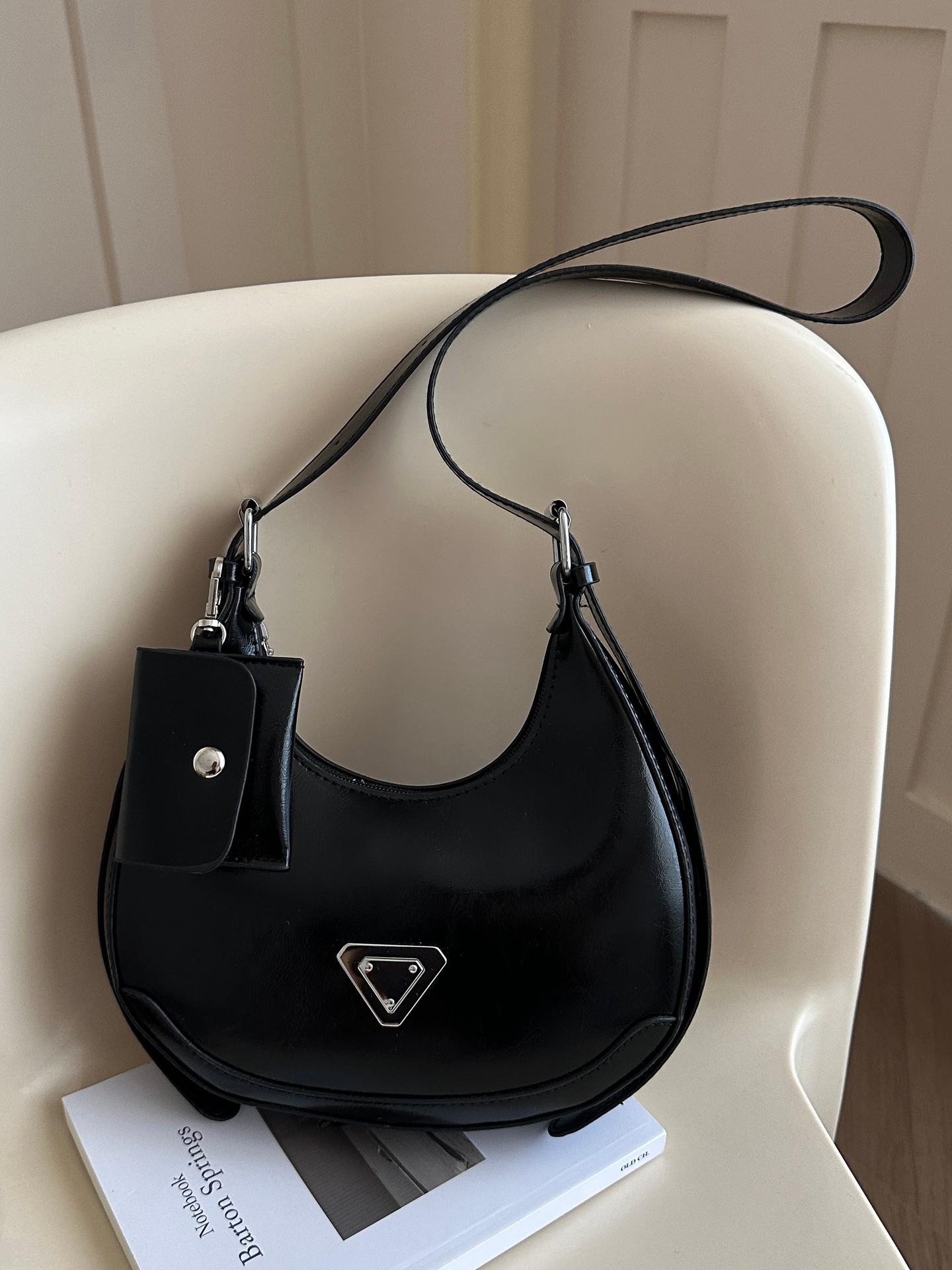 Adjustable Buckle Shoulder Bag