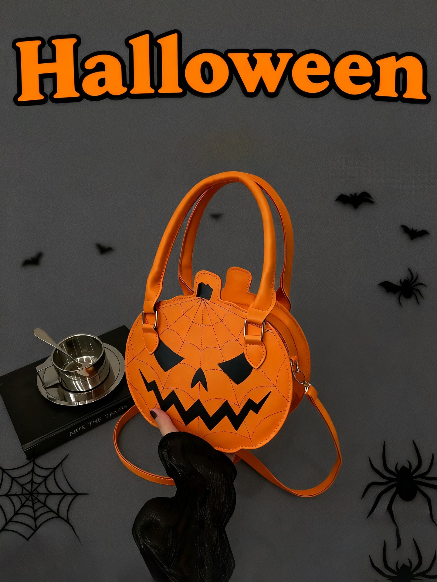 Halloween Face Shoulder Bag