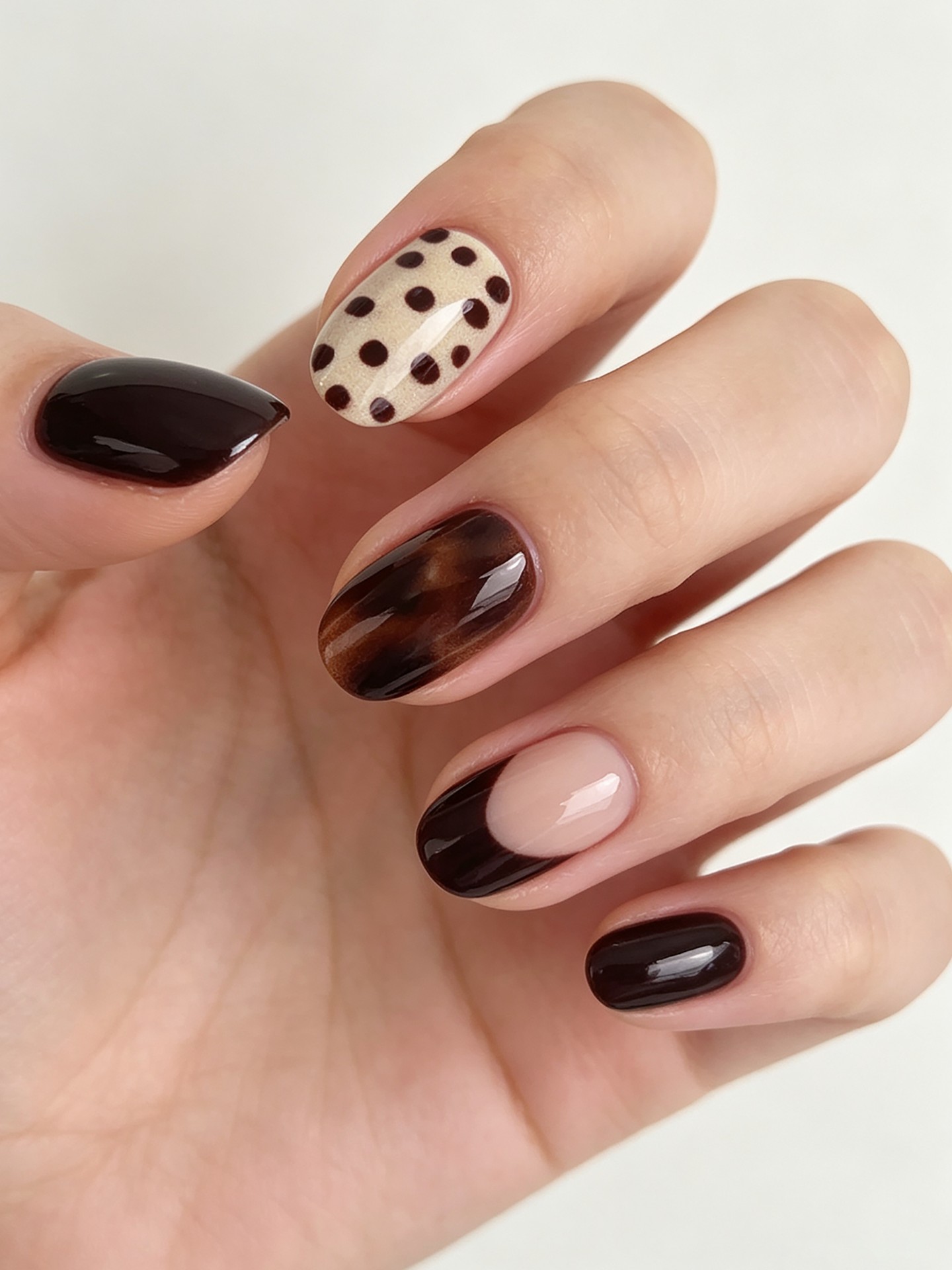 Leopard Artificial Nails