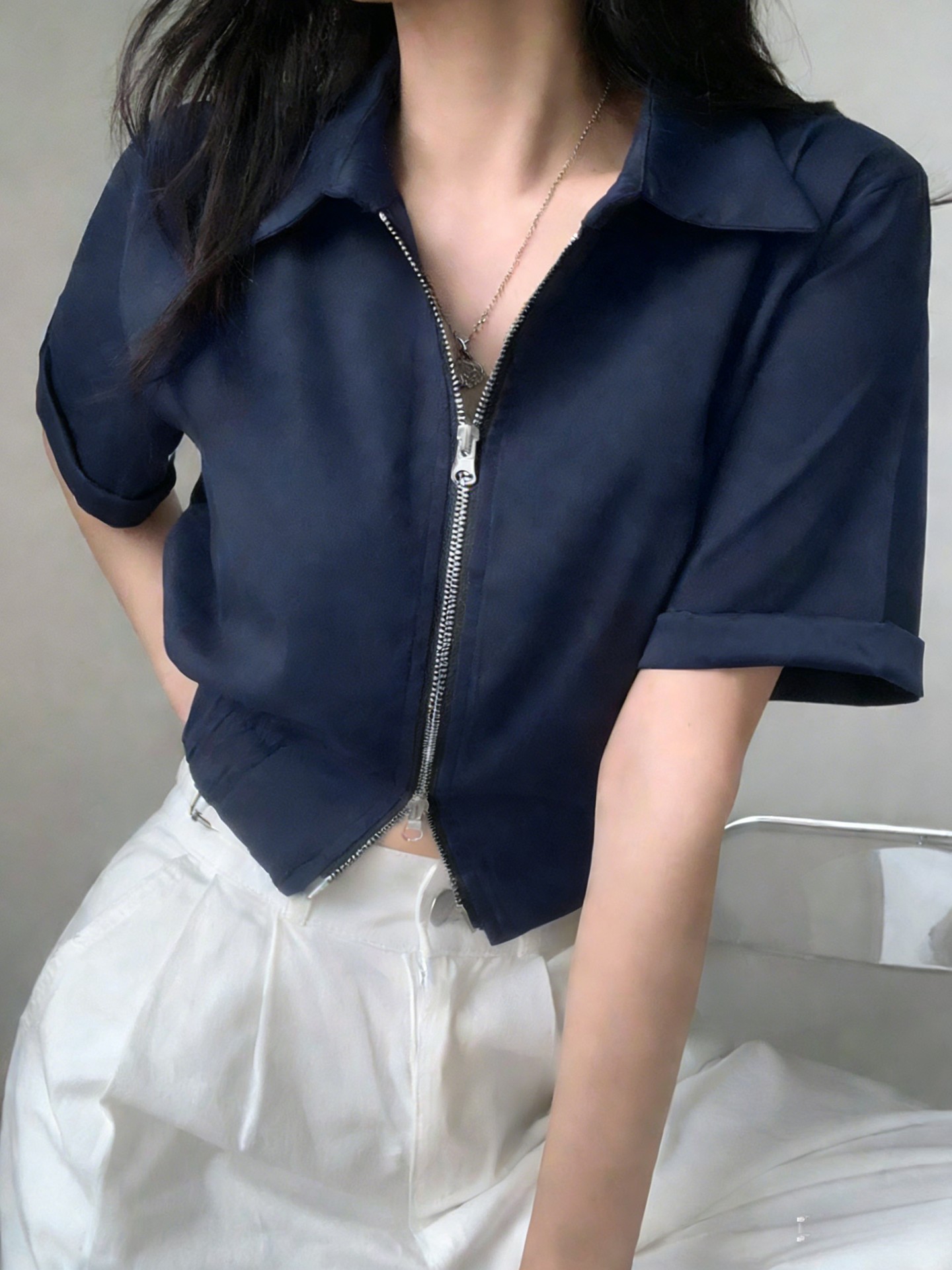 Two-way Zipper Jacket
