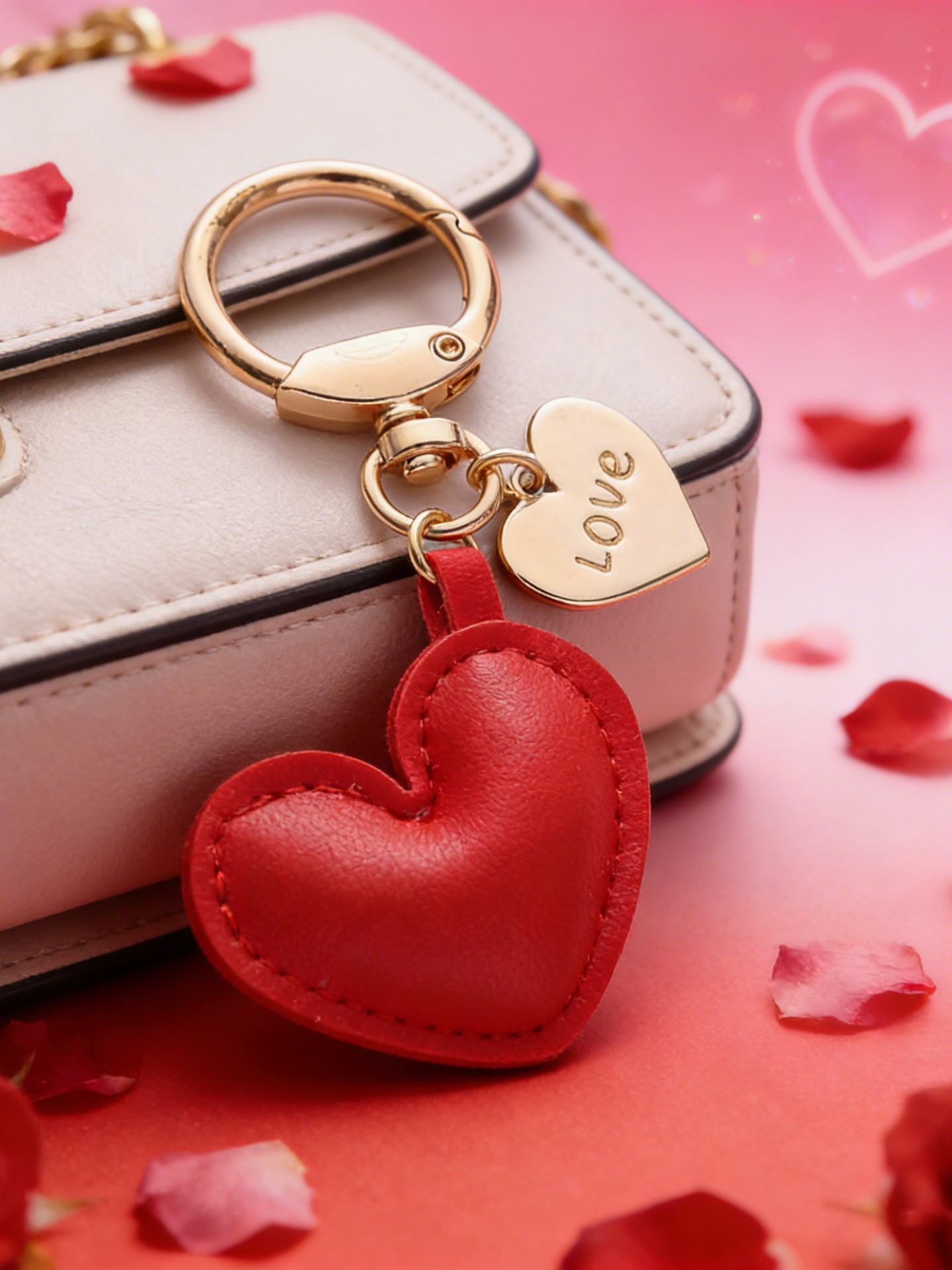 Heart Bag Charm