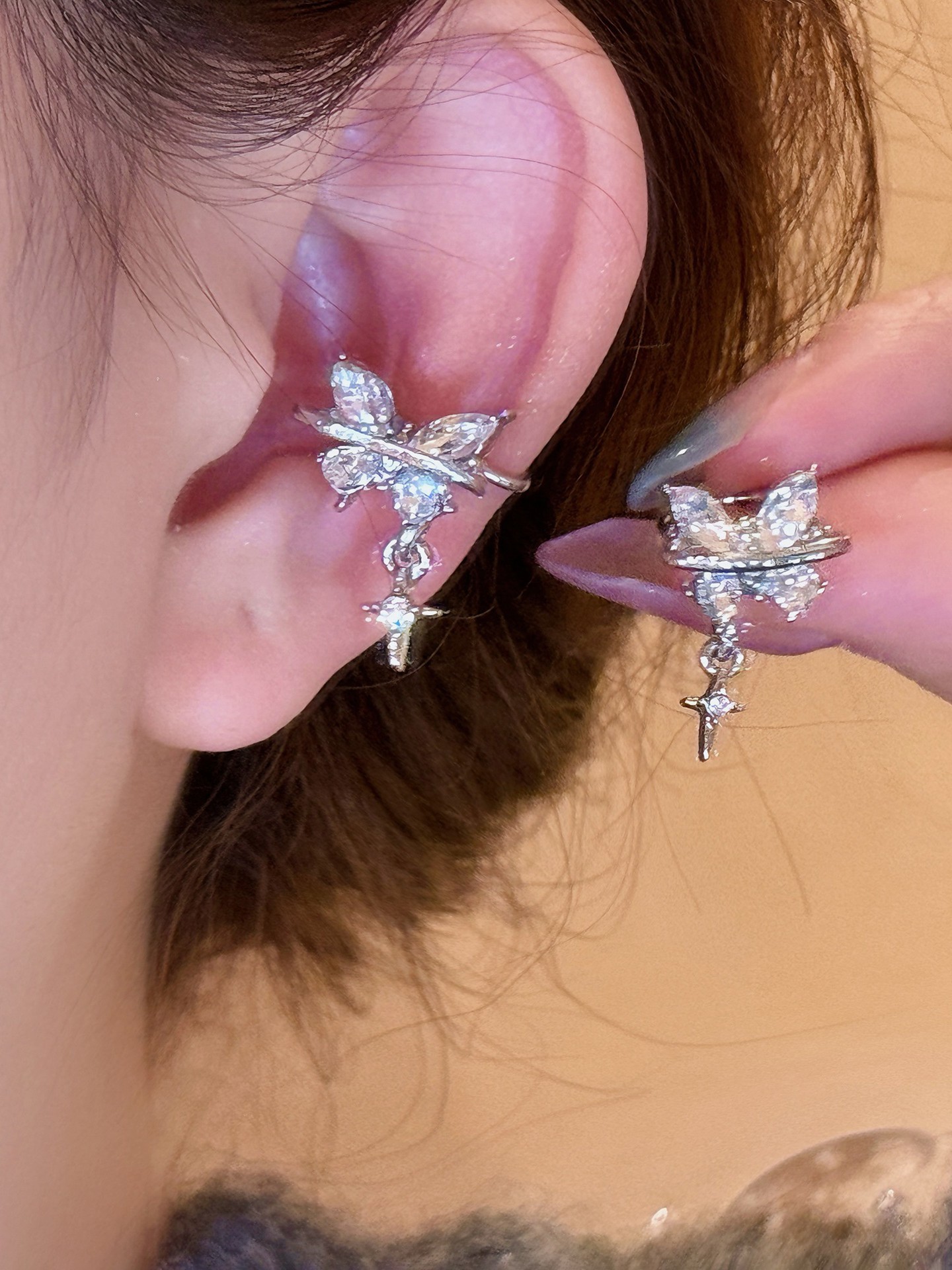 Butterfly Artificial Jewellery -Ear Cuff