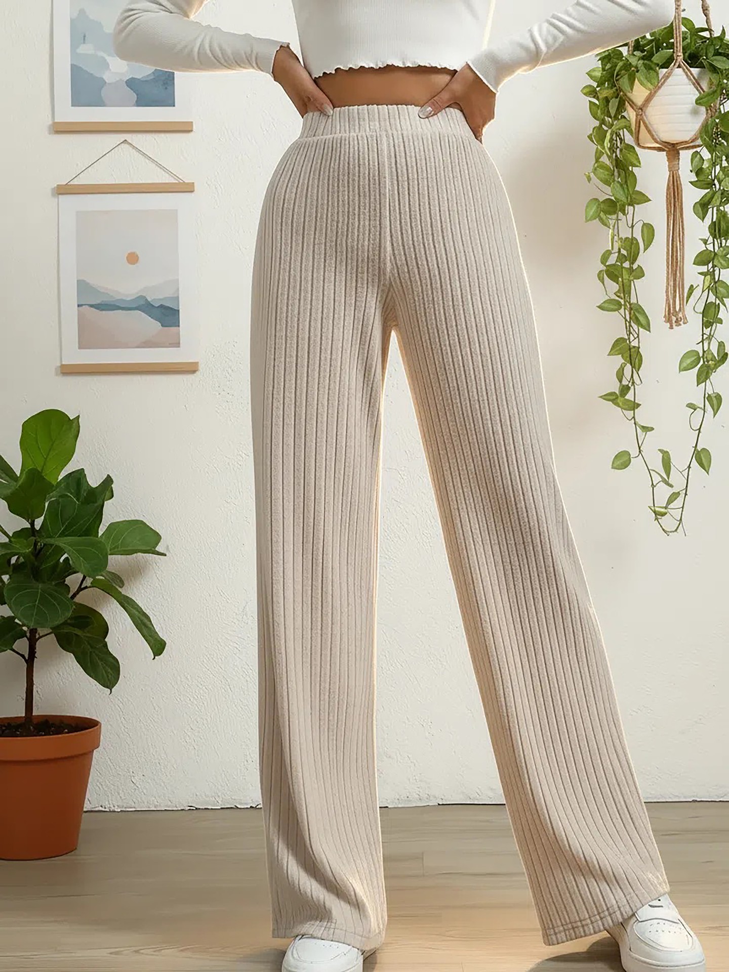 Straight Leg Pants