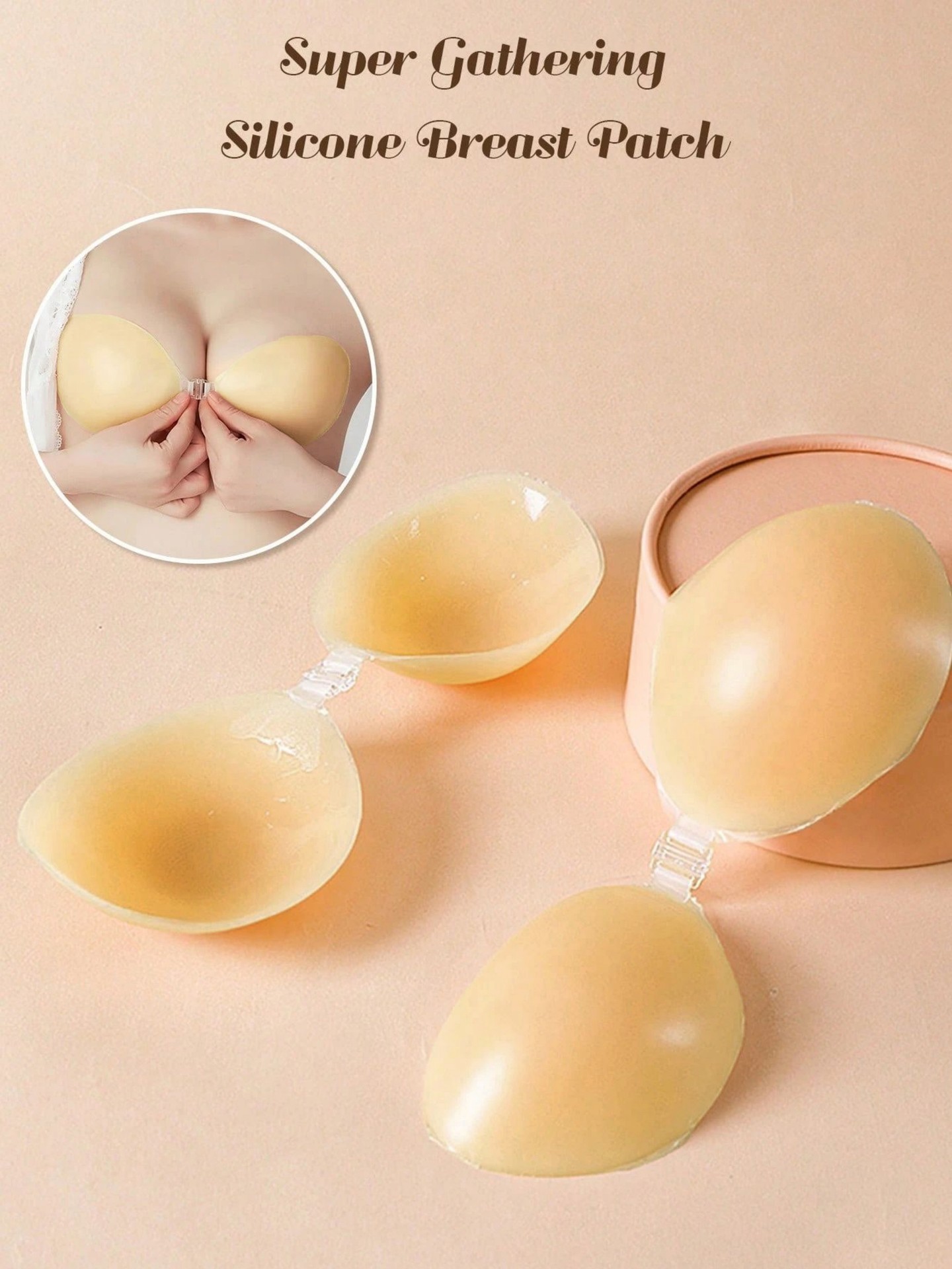 Backless-Ready Adhesive Silicone Nipple Cover