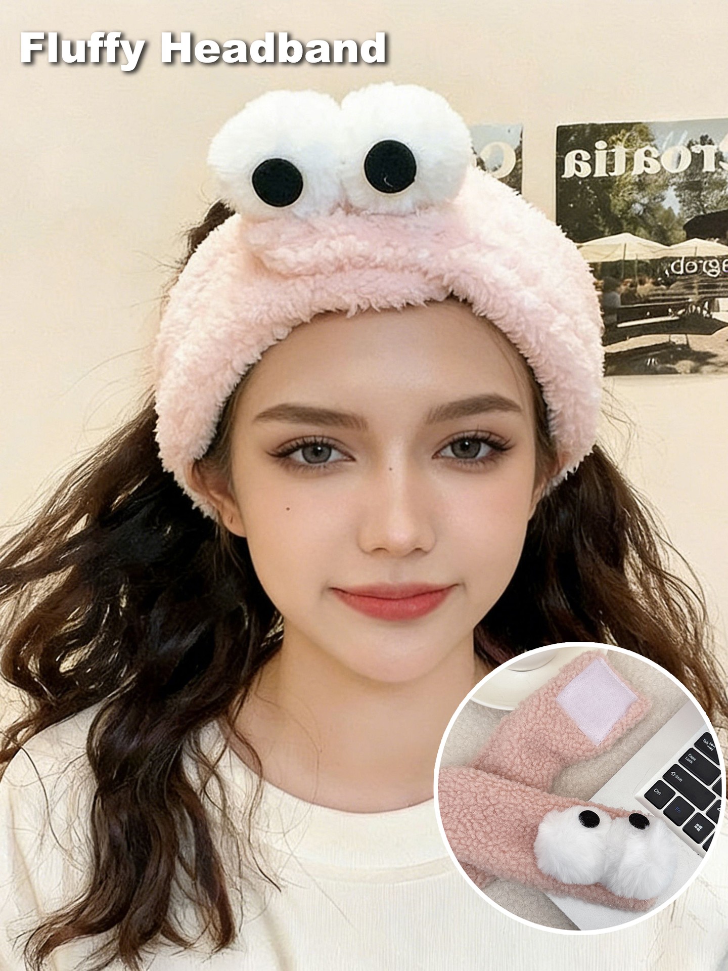 Fluffy&Color Block Headbands
