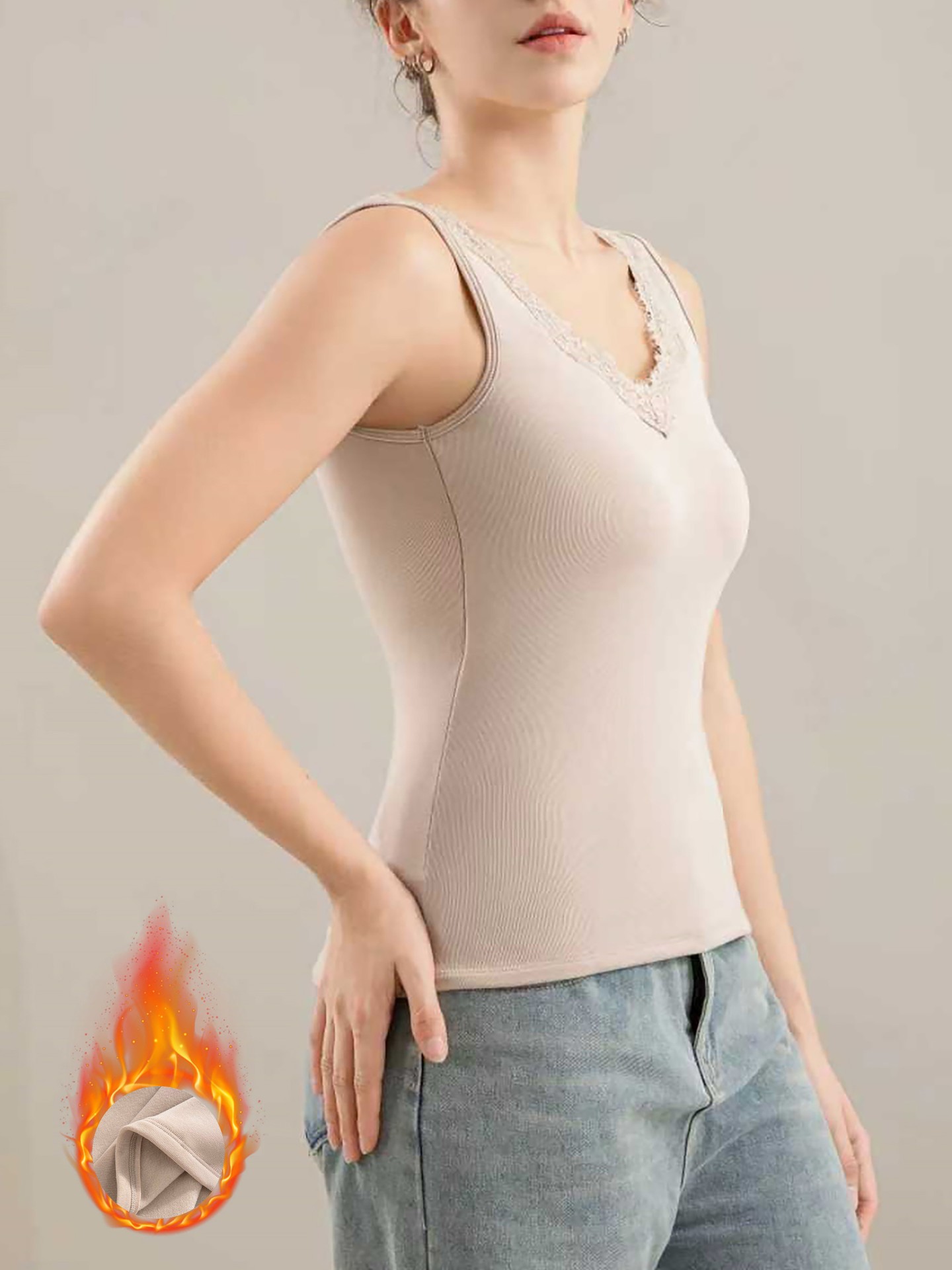 Padded Thermal Underwear Top