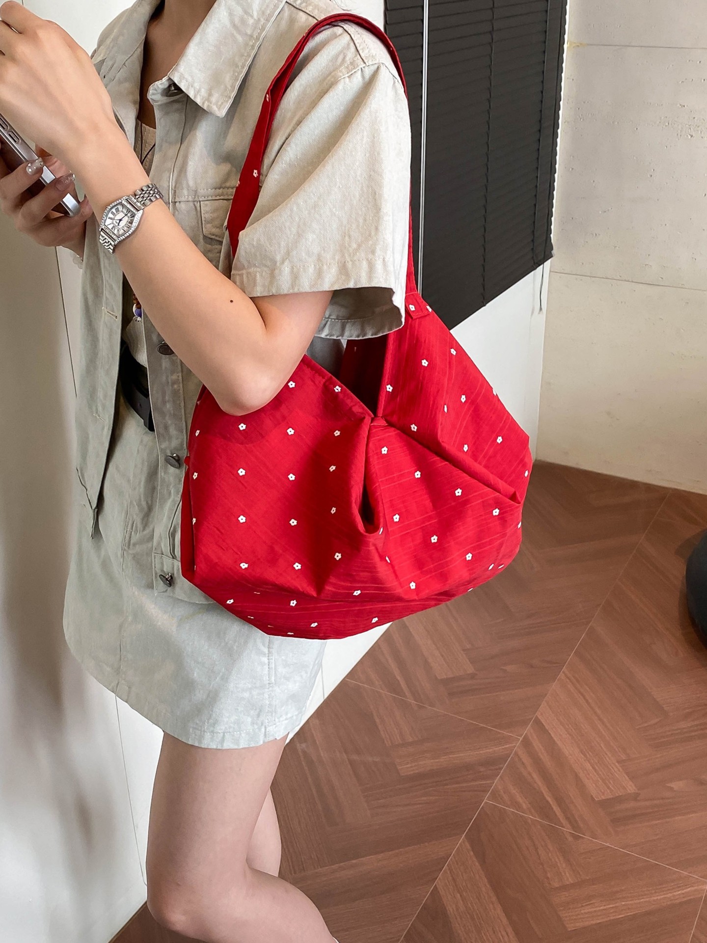 Polka Dots Shoulder Bag