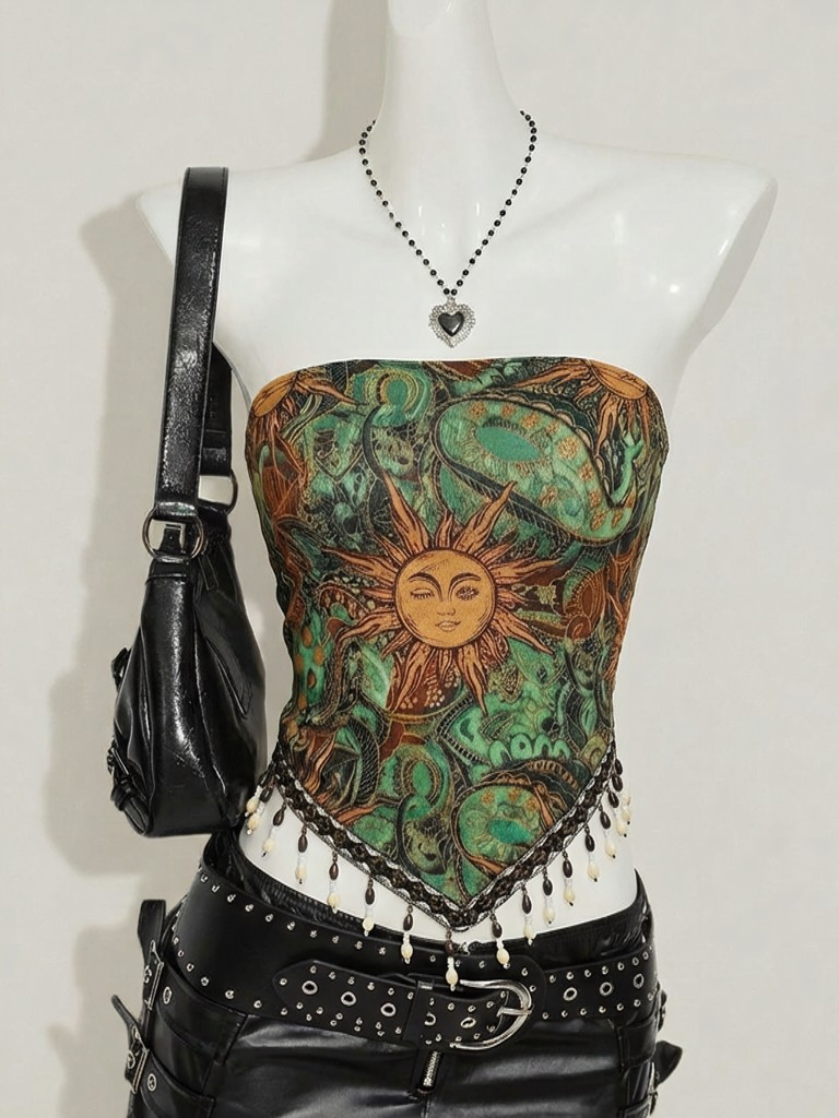Beads Tube Top