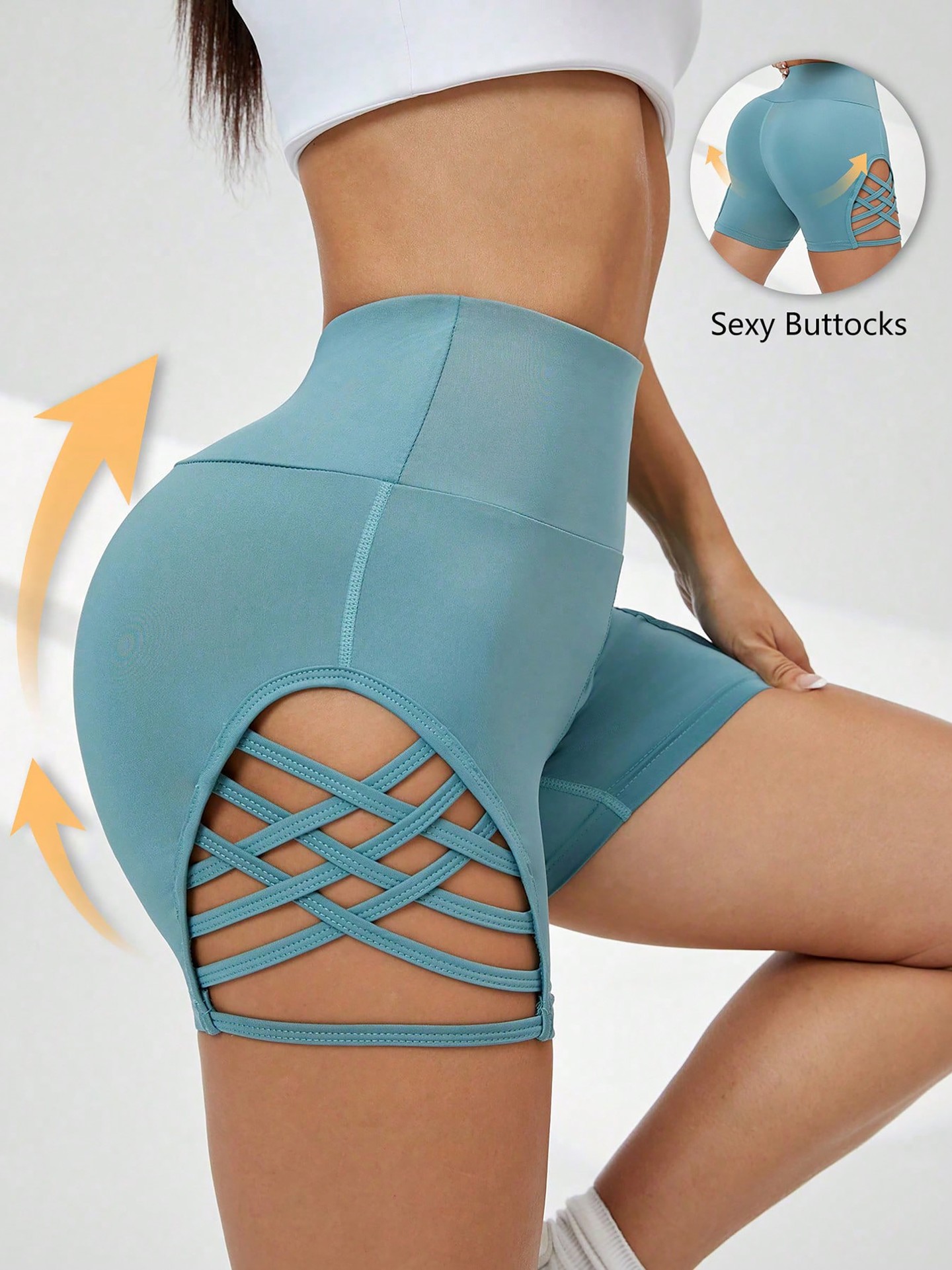 Crisscross Gym Shorts