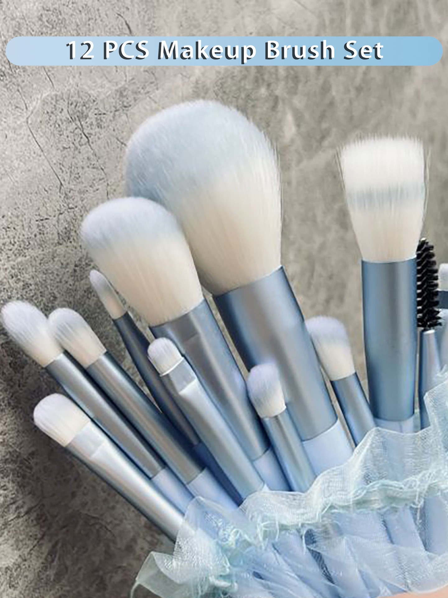 12pcs Multifunctional Makeup Brush Set
