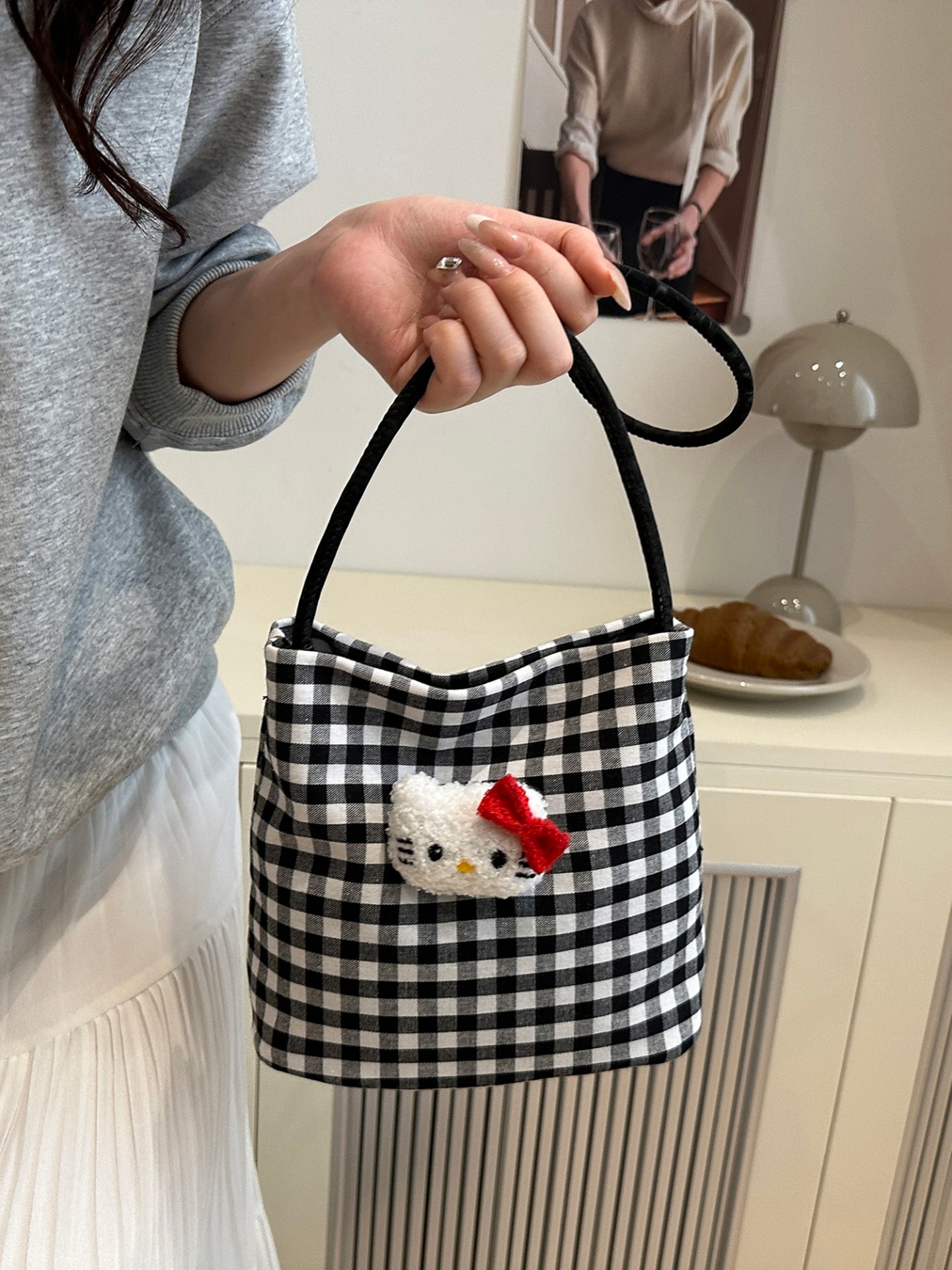 Plaid Shoulder Bag