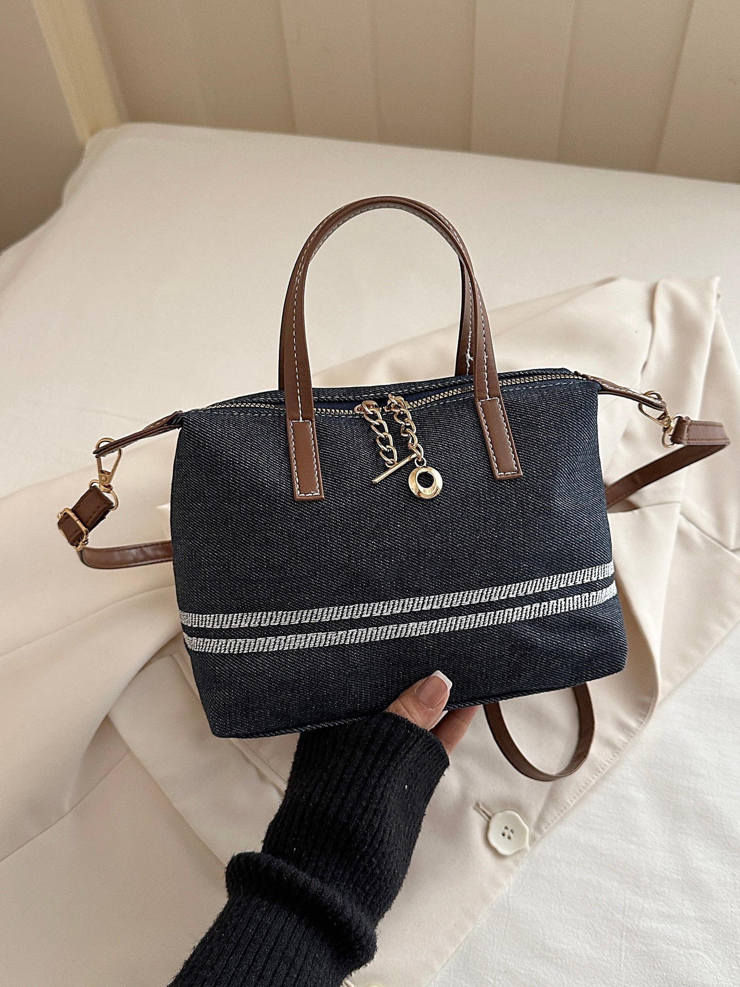Denim Shoulder Bag