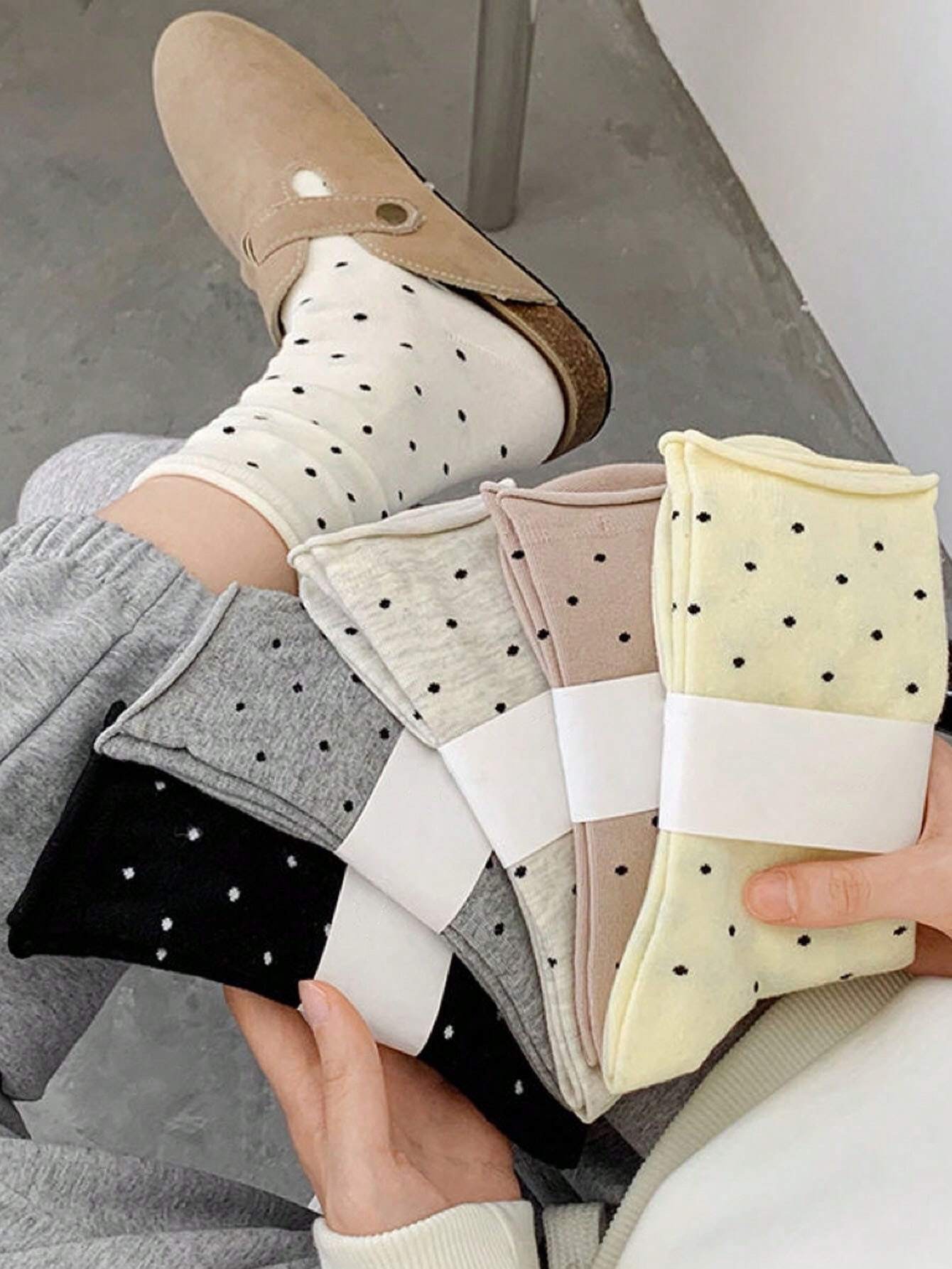 5Pairs Of Dot Sock