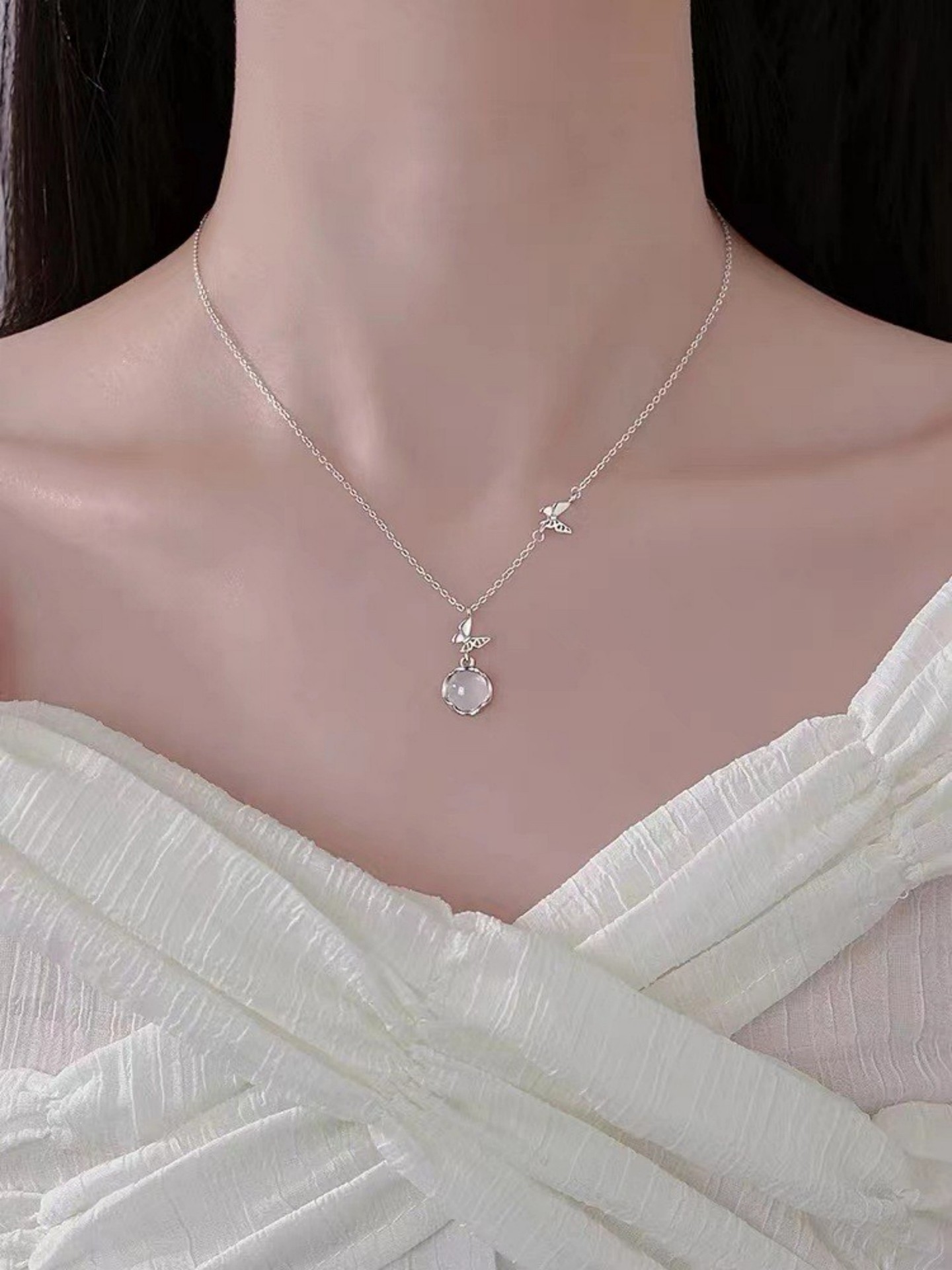 Butterfly Artificial jewellery - Pendant Necklace