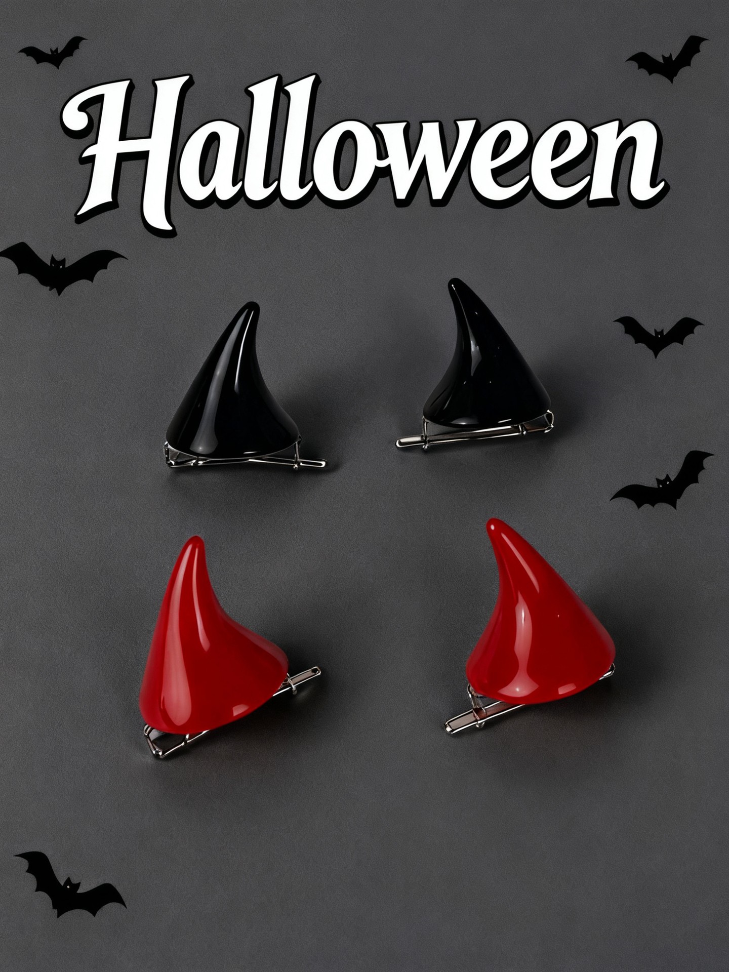 Halloween 2 Pcs Hair Clip