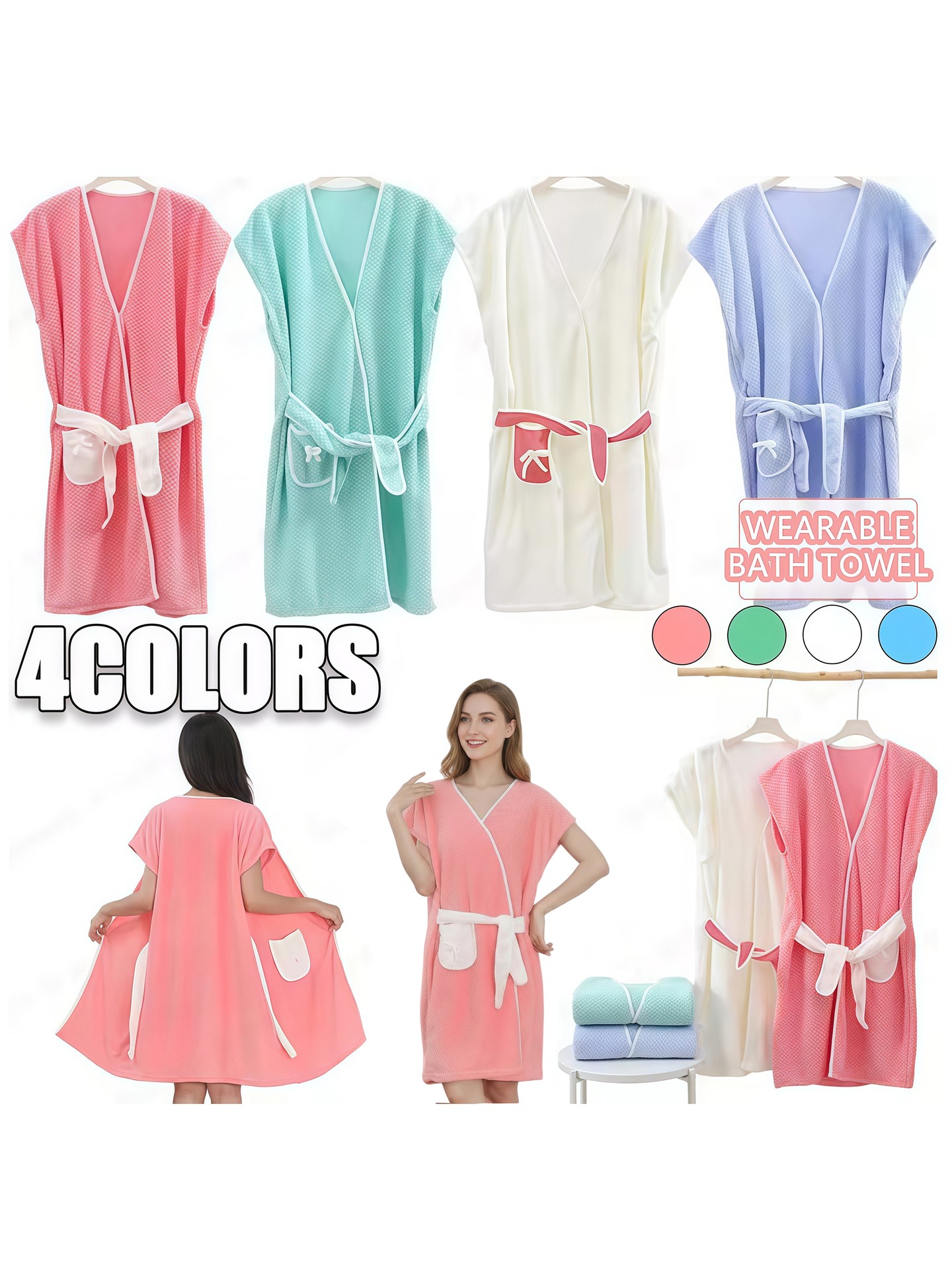 Wearable Bath Towel