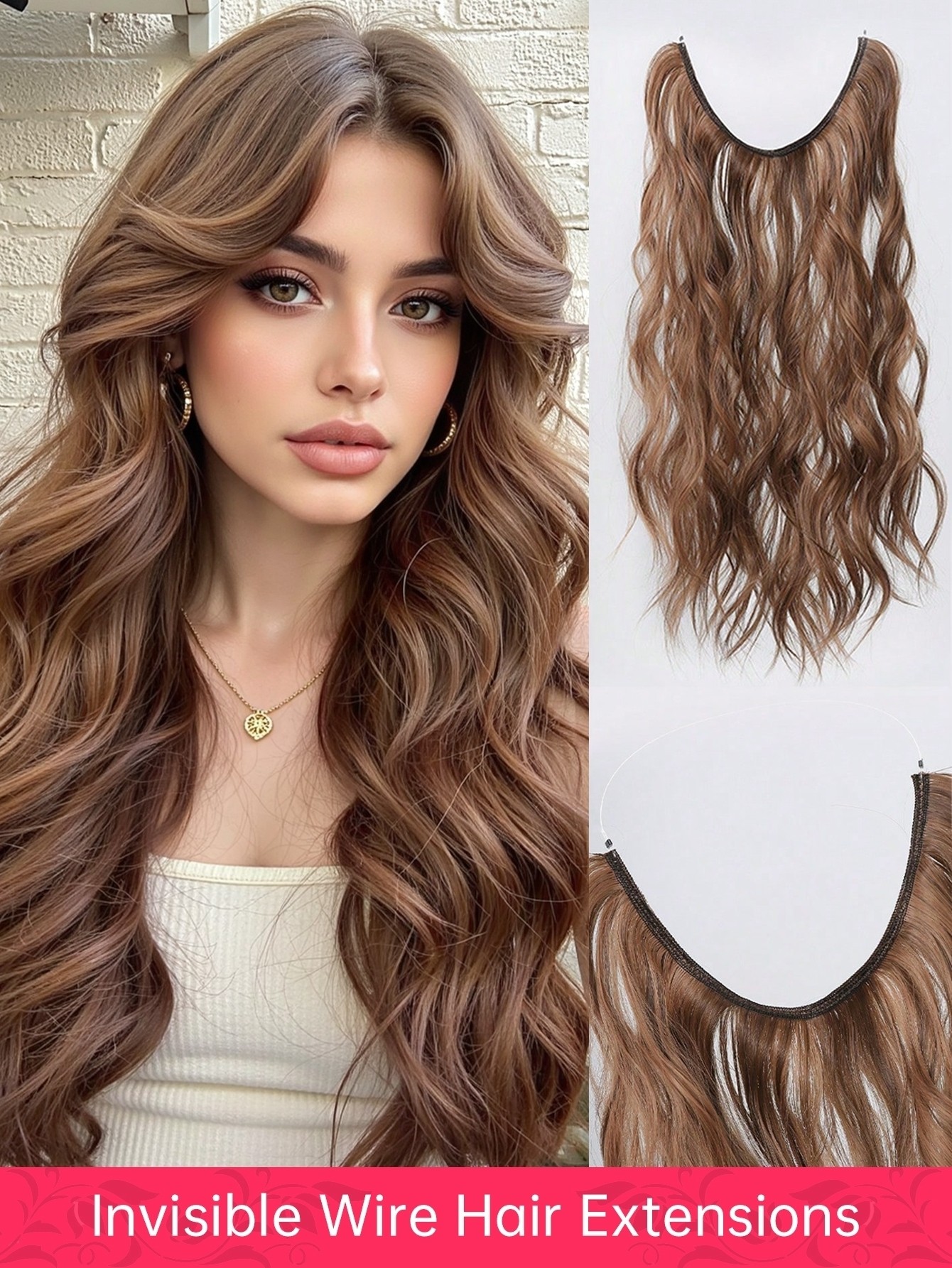 Invisible-wire Hair Extensions
