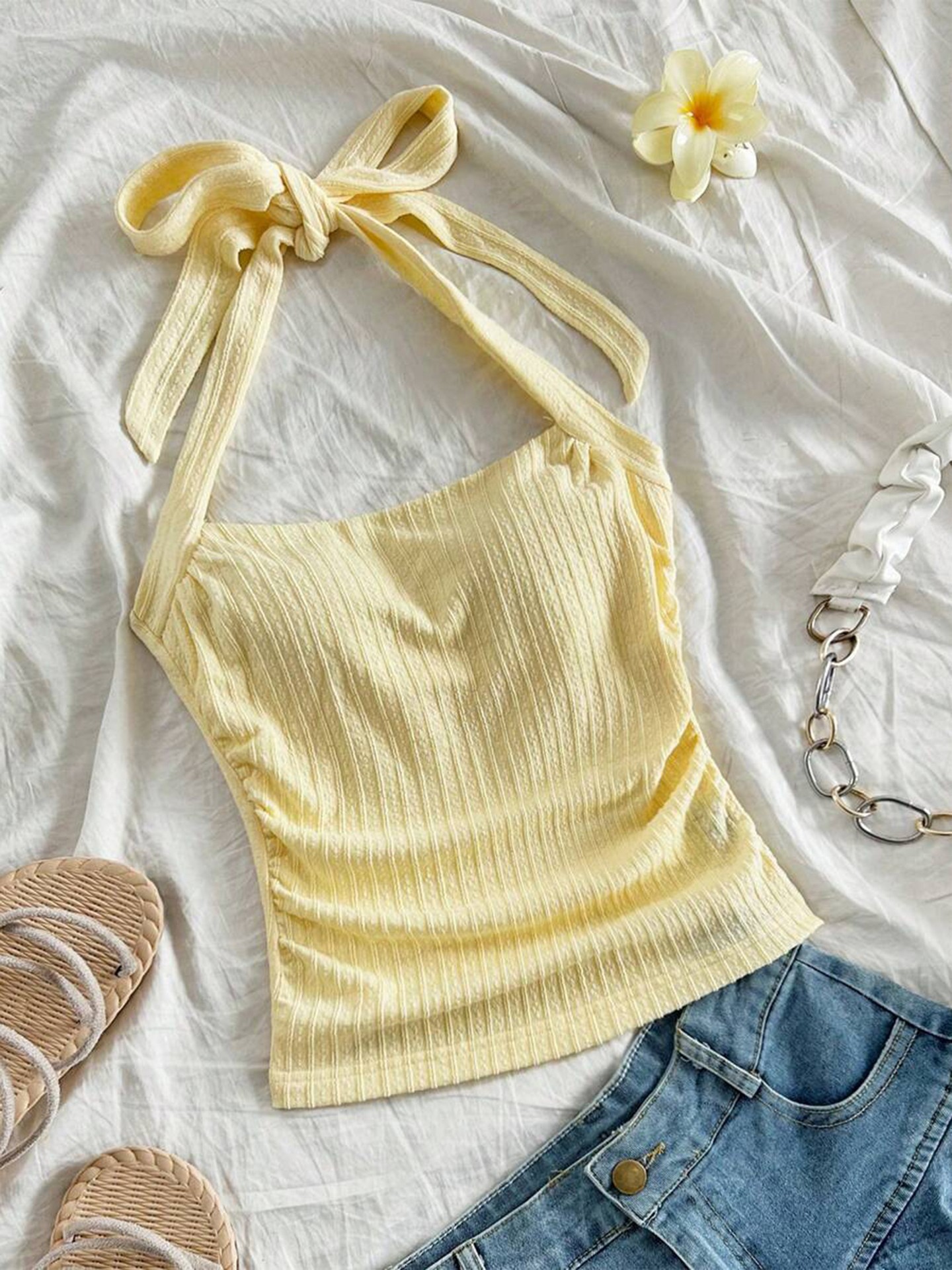 Gathered Halter Top