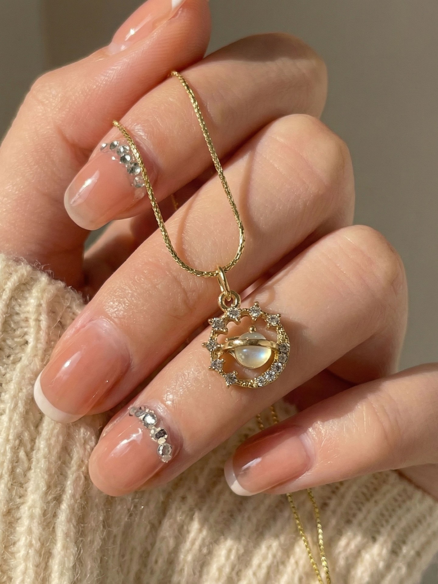 Rhinestone Artificial jewellery - Pendant Necklace