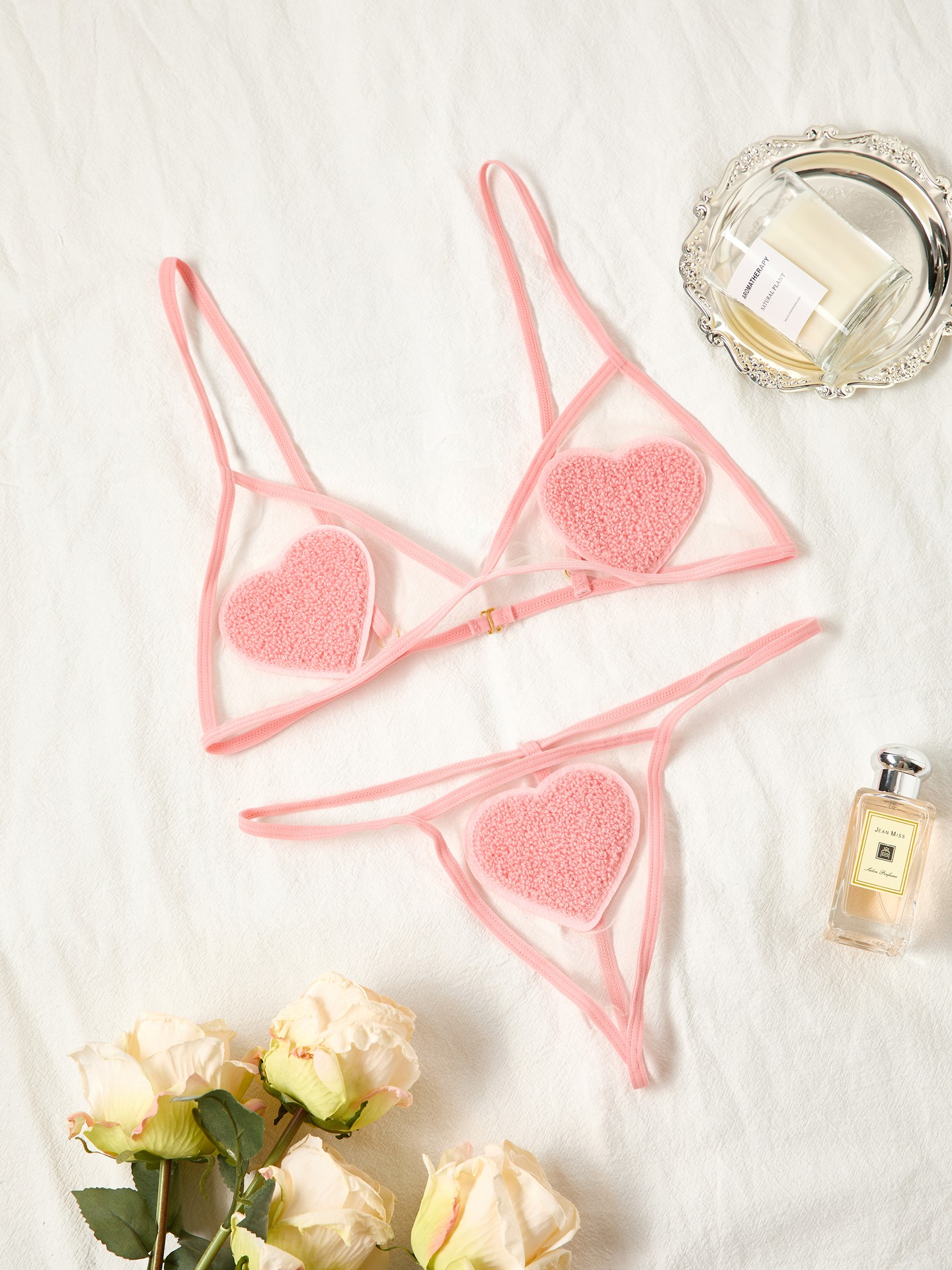 Embroidered Bra & Panty Set