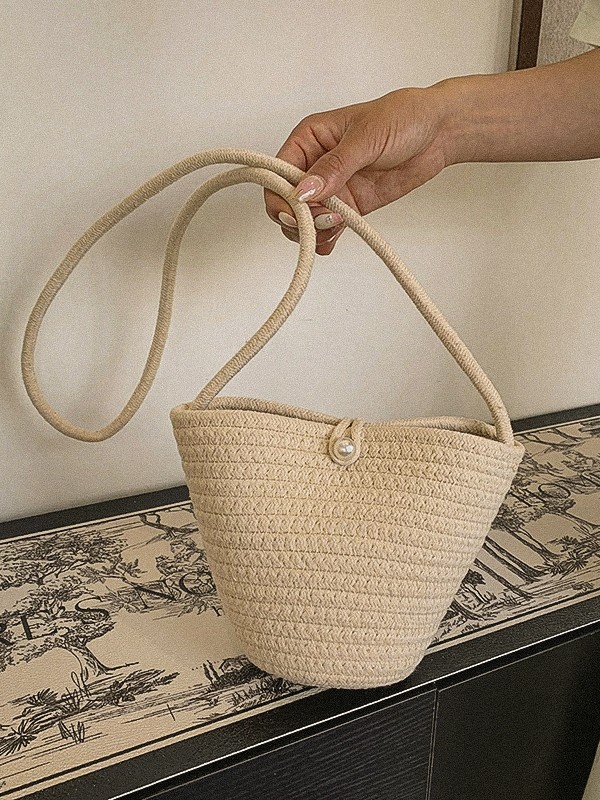 Striped Crossbody Bag