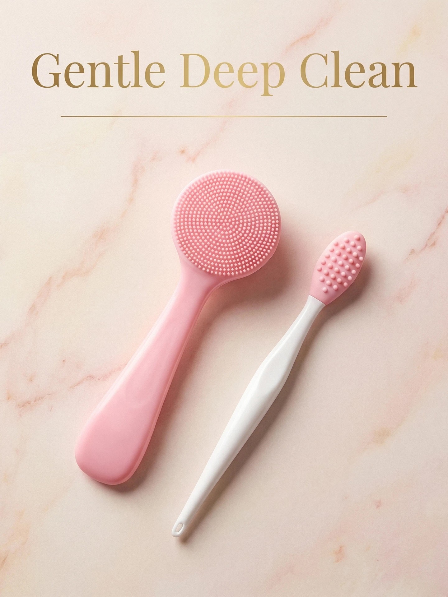 2Pcs Color Block Face Cleaner