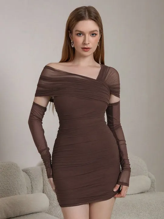 where to find cute maternity dresses Lace Patched Tulle Dress For Baby Shower Color:Sparkling Grape Model-Elyssa Lorelai Shirt Dress | attending a baby shower
