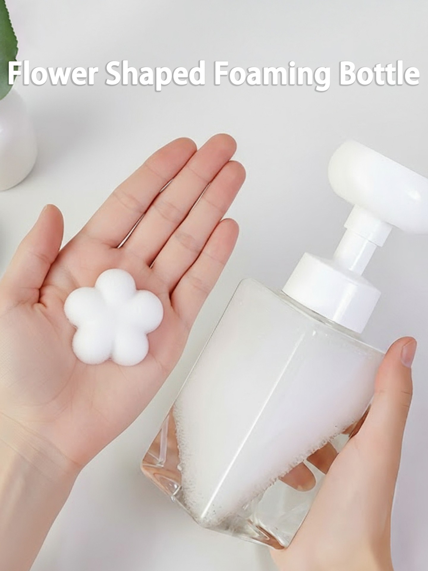 Flowers Cosmetic Bottle