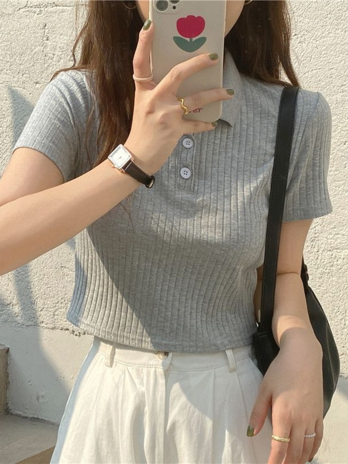 Half Placket T-Shirt