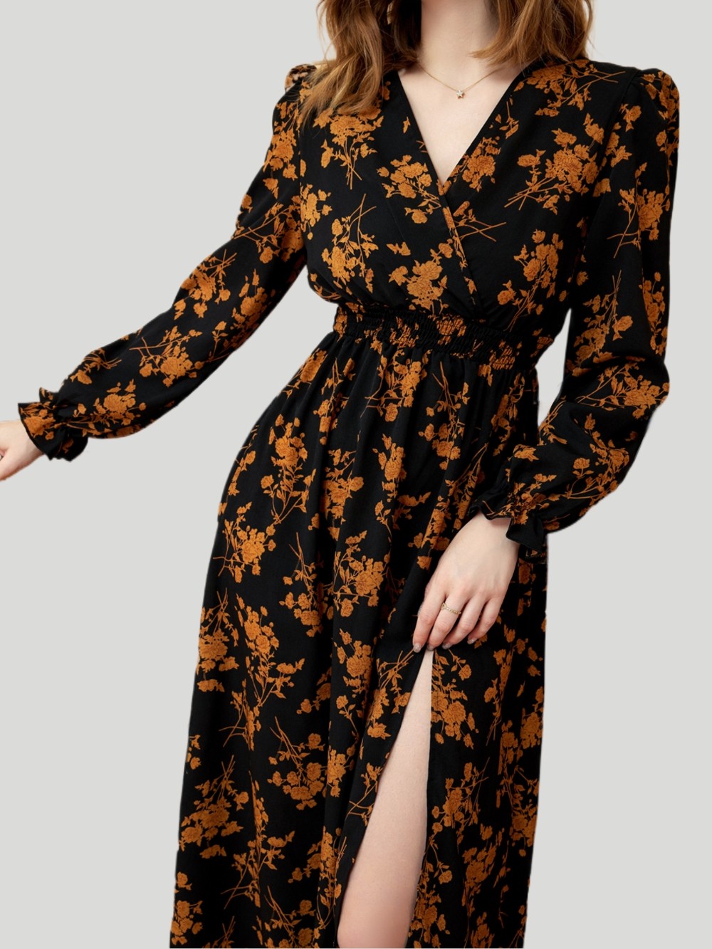 Split A-Line Dress