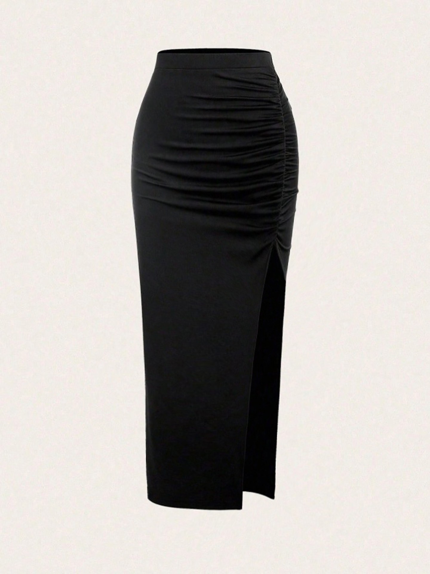 Slit Pencil Skirt
