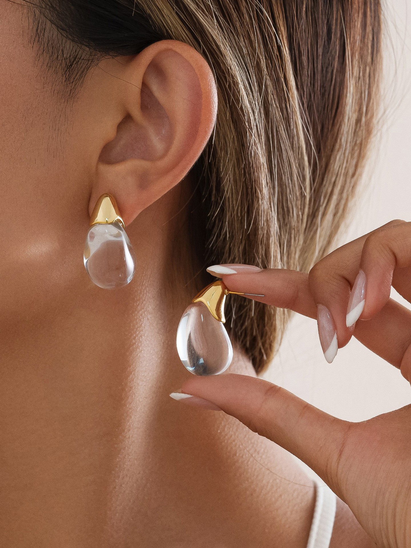 Water Drop Dangle Earrings