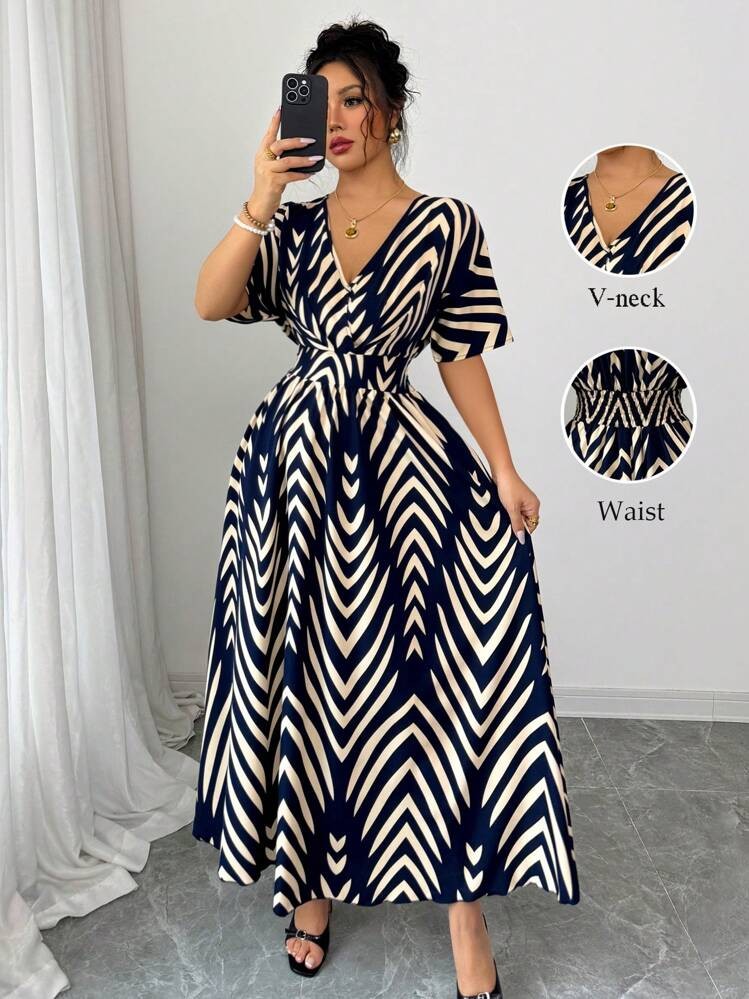 Smocking Shirt Dress